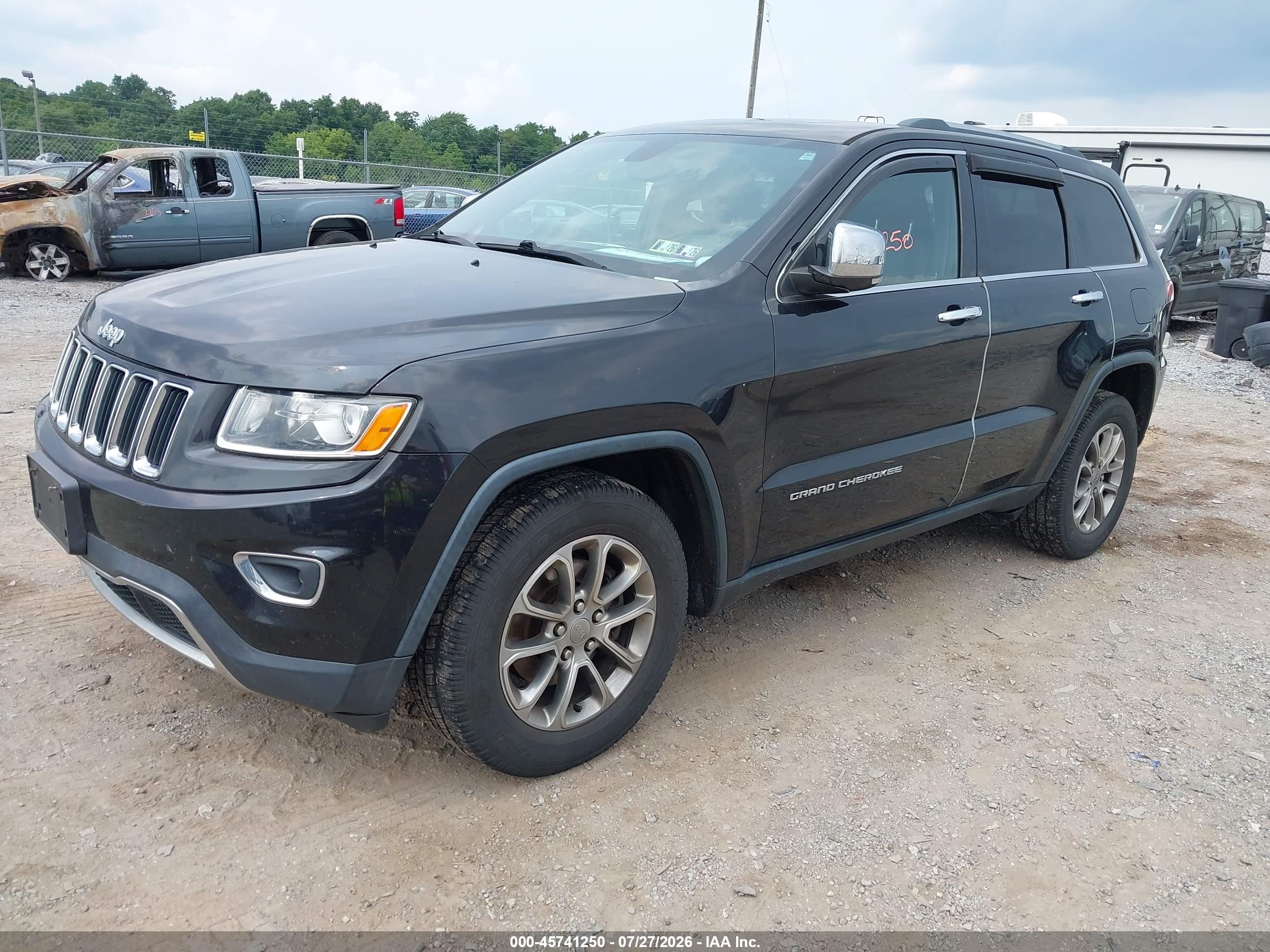 2015 Jeep Grand Cherokee Limited Black vin: 1C4RJFBG2FC699897