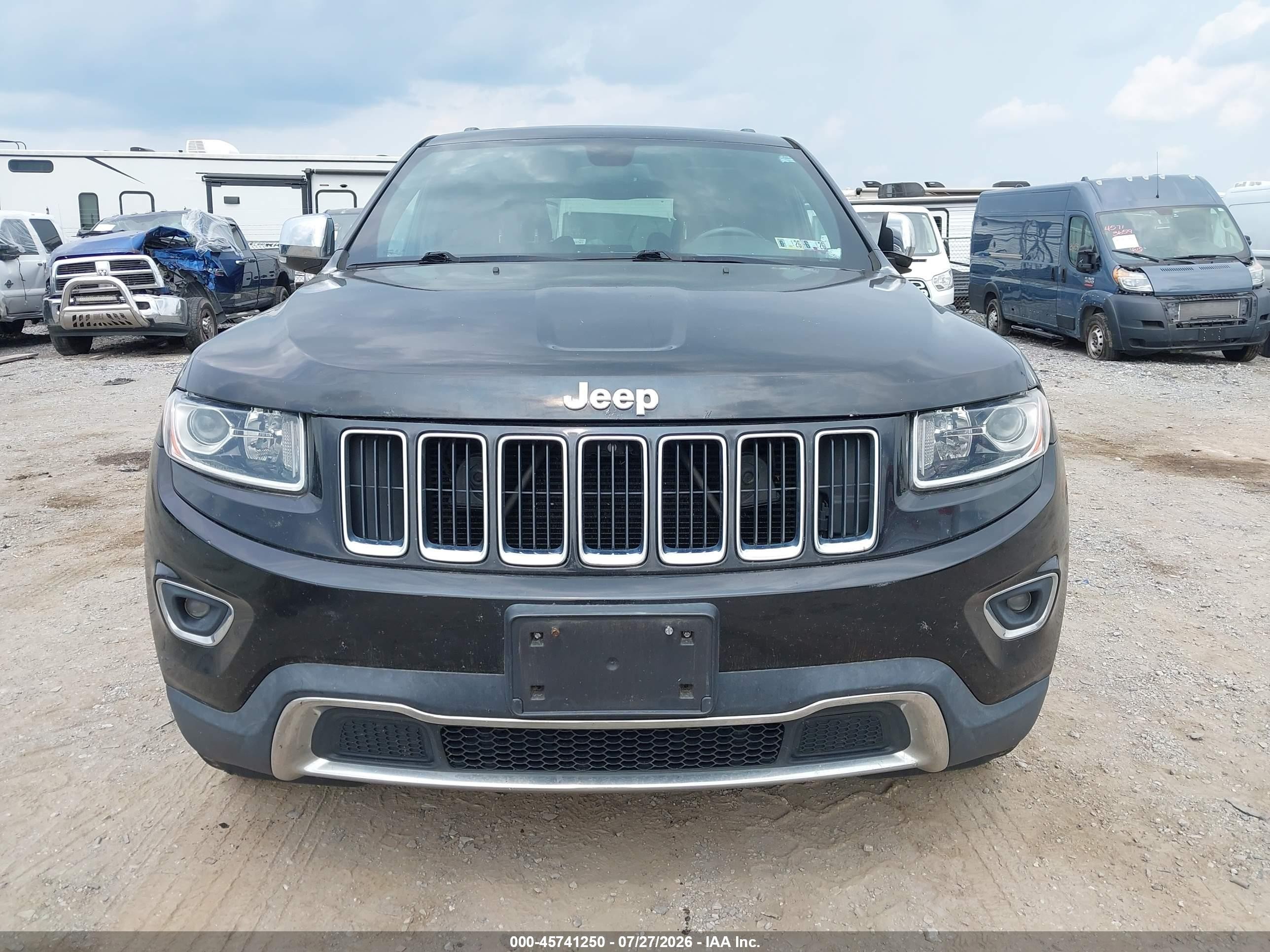 2015 Jeep Grand Cherokee Limited Black vin: 1C4RJFBG2FC699897