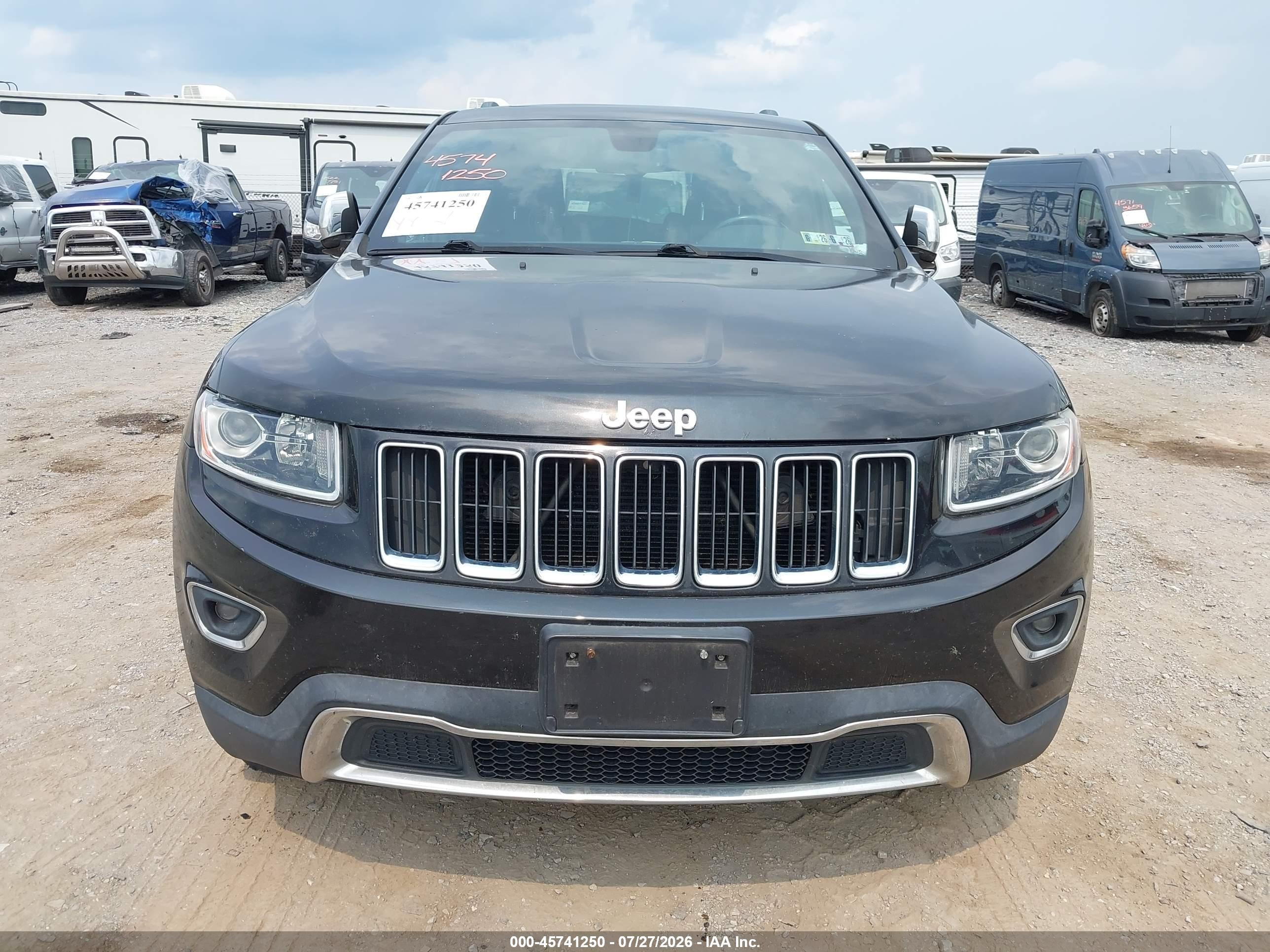 2015 Jeep Grand Cherokee Limited Black vin: 1C4RJFBG2FC699897