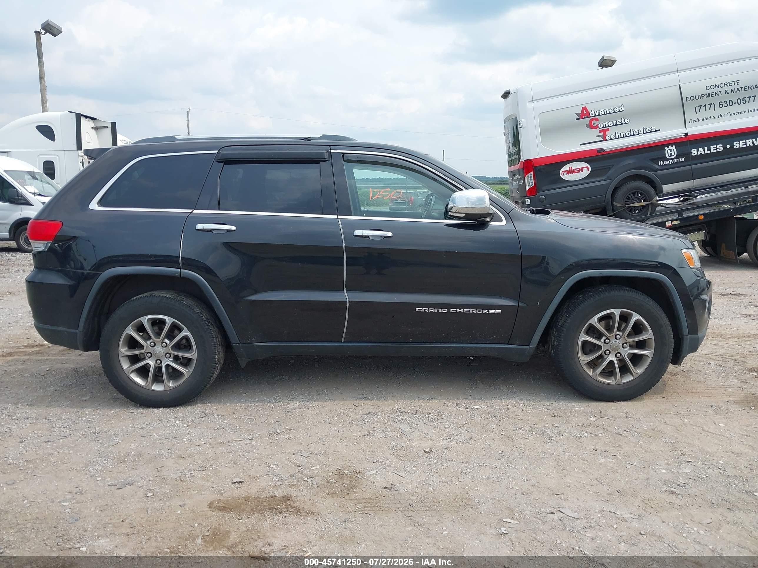 2015 Jeep Grand Cherokee Limited Black vin: 1C4RJFBG2FC699897