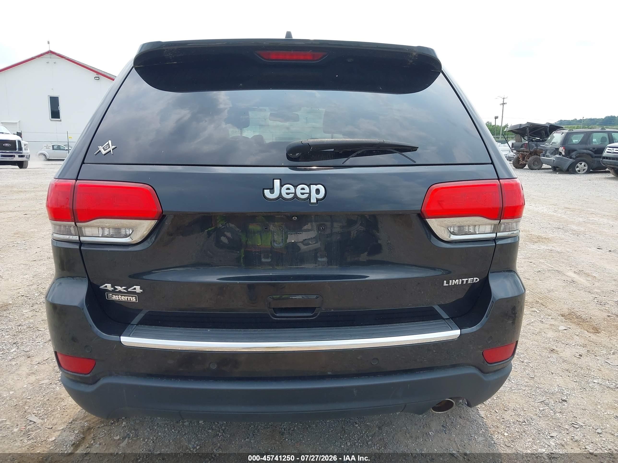 2015 Jeep Grand Cherokee Limited Black vin: 1C4RJFBG2FC699897