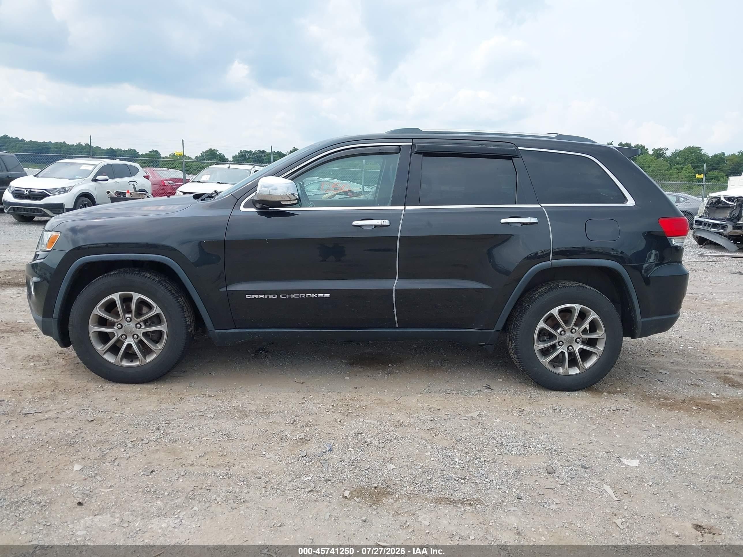 2015 Jeep Grand Cherokee Limited Black vin: 1C4RJFBG2FC699897