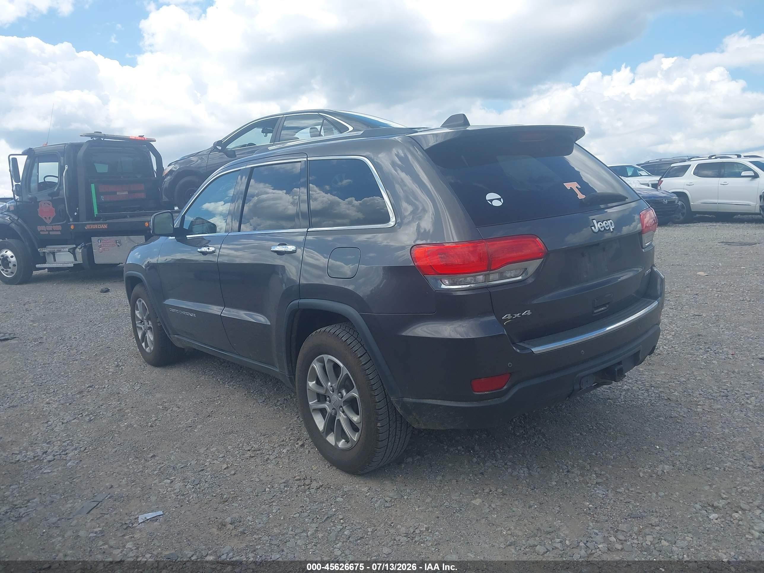 2015 Jeep Grand Cherokee Limited Gray vin: 1C4RJFBG2FC711563