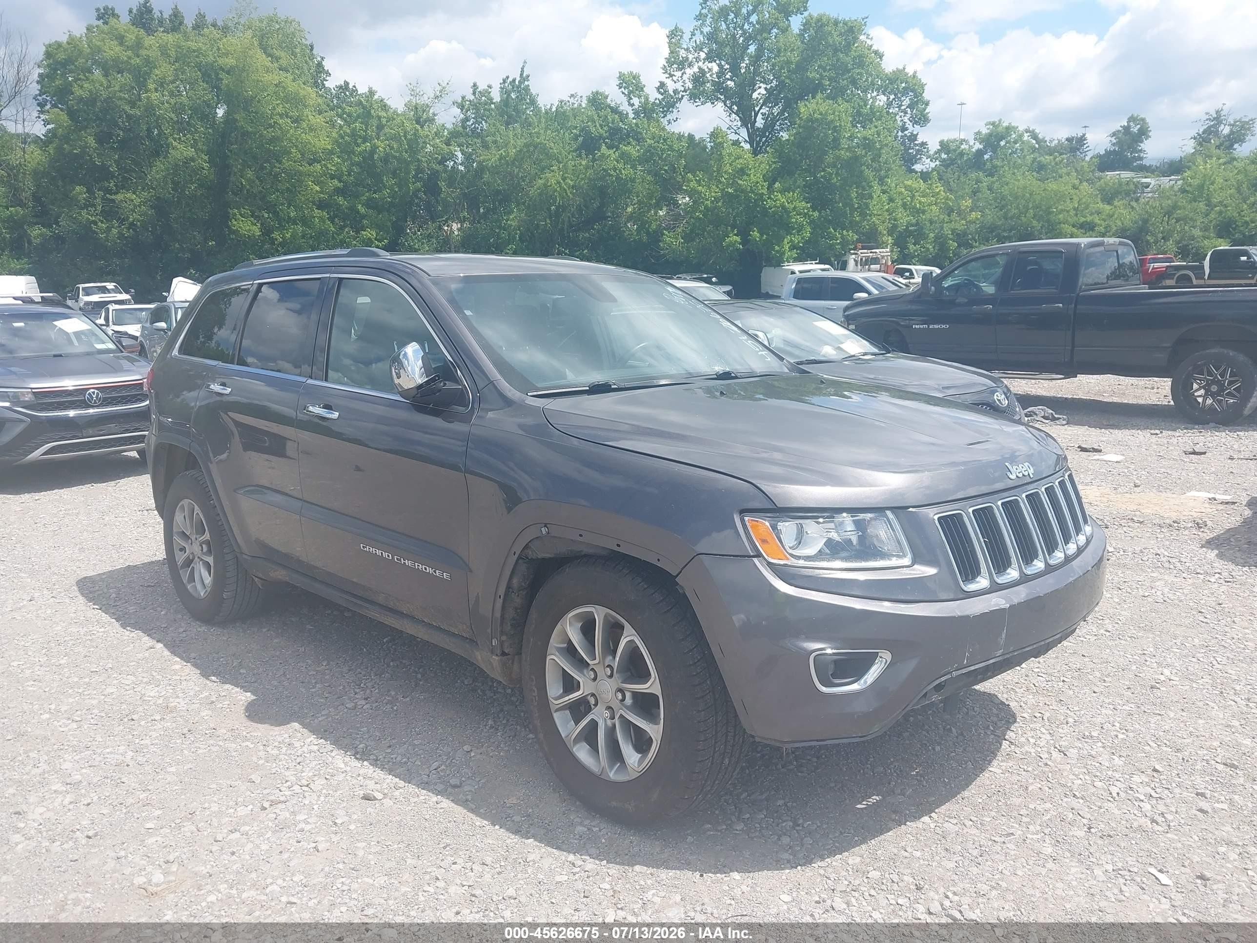 2015 Jeep Grand Cherokee Limited Gray vin: 1C4RJFBG2FC711563