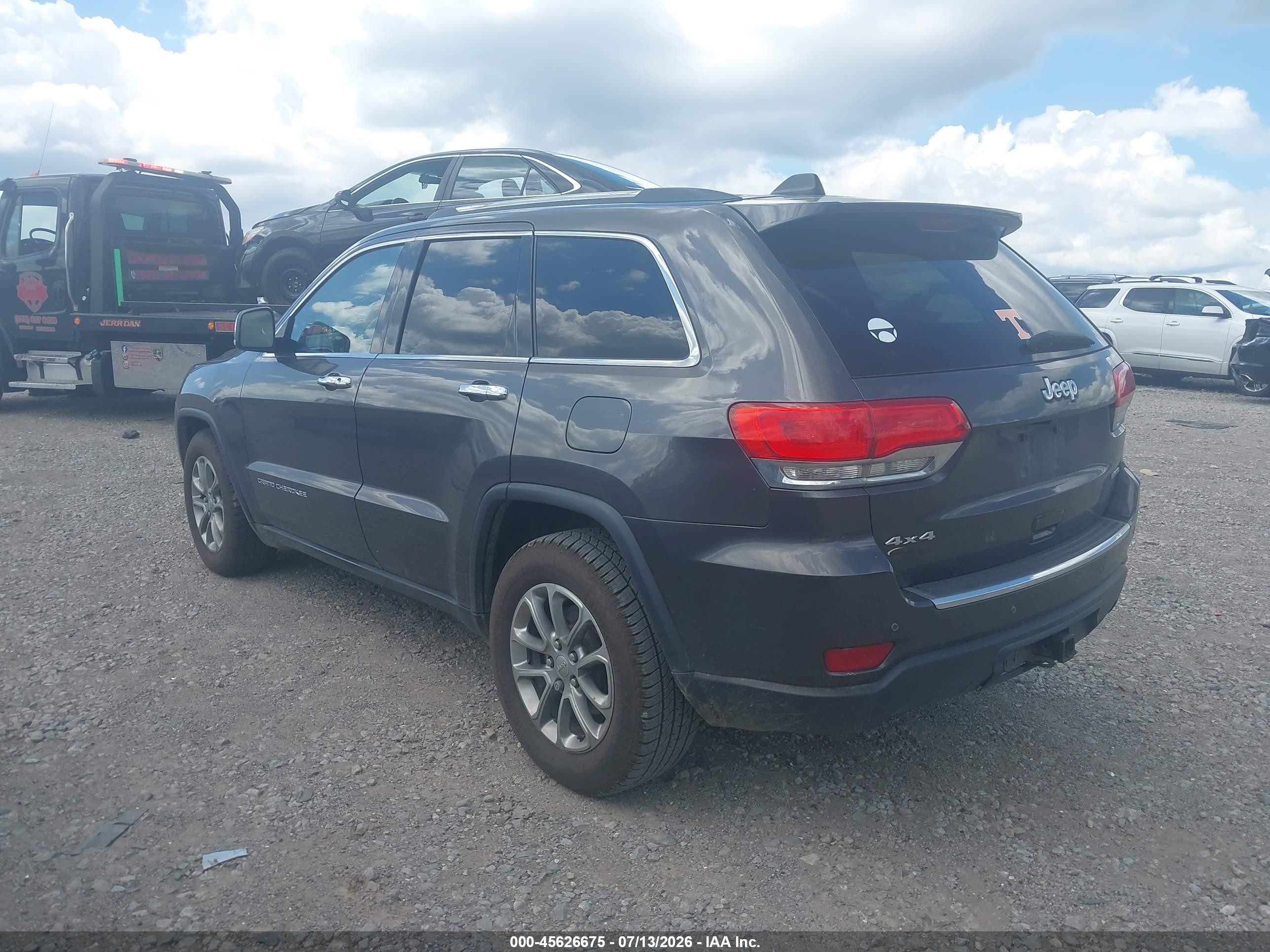 2015 Jeep Grand Cherokee Limited Gray vin: 1C4RJFBG2FC711563