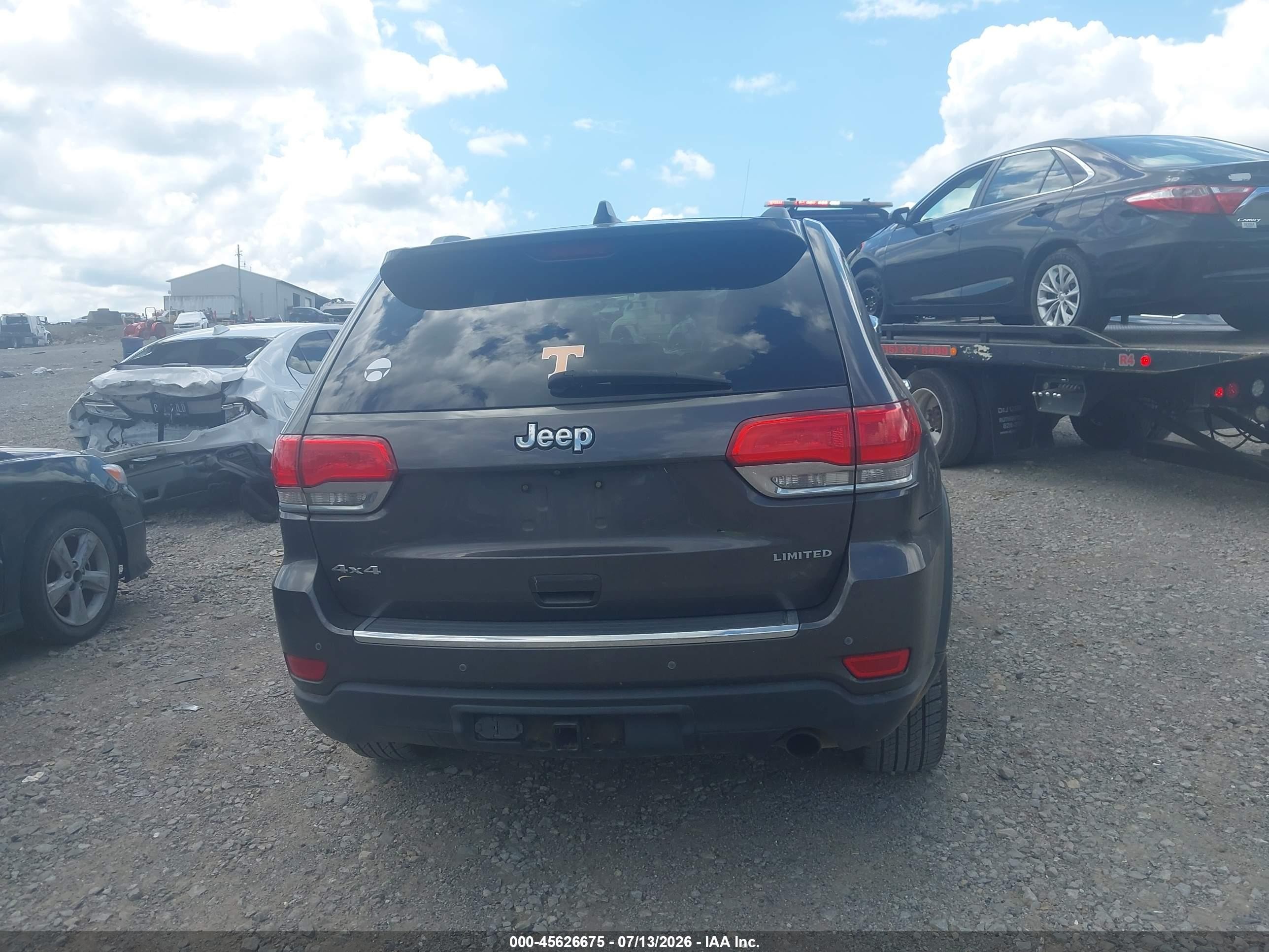 2015 Jeep Grand Cherokee Limited Gray vin: 1C4RJFBG2FC711563