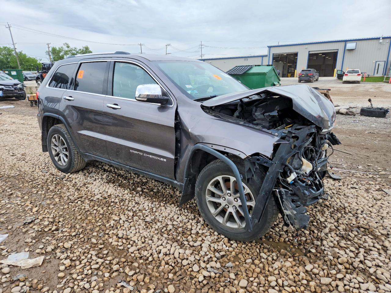 2015 Jeep Grand Cherokee Limited Black vin: 1C4RJFBG2FC725169
