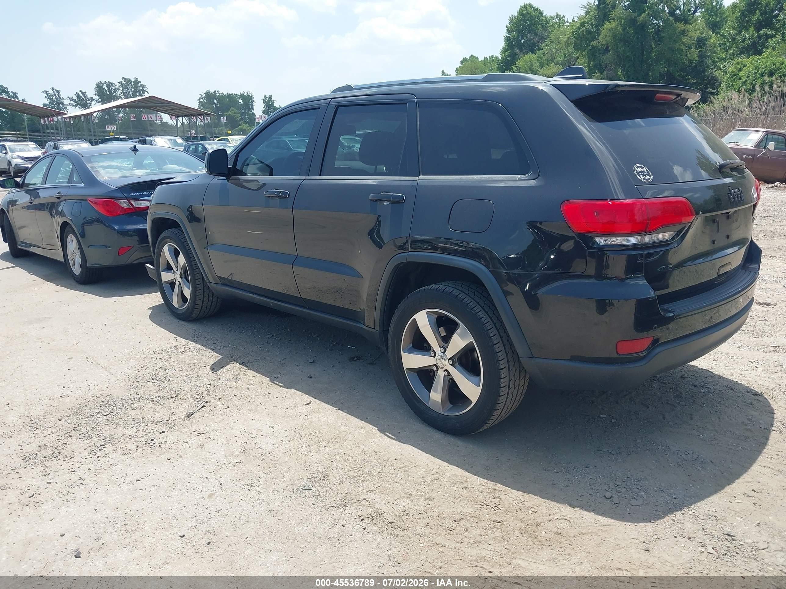 2015 Jeep Grand Cherokee Limited Черный vin: 1C4RJFBG2FC768541