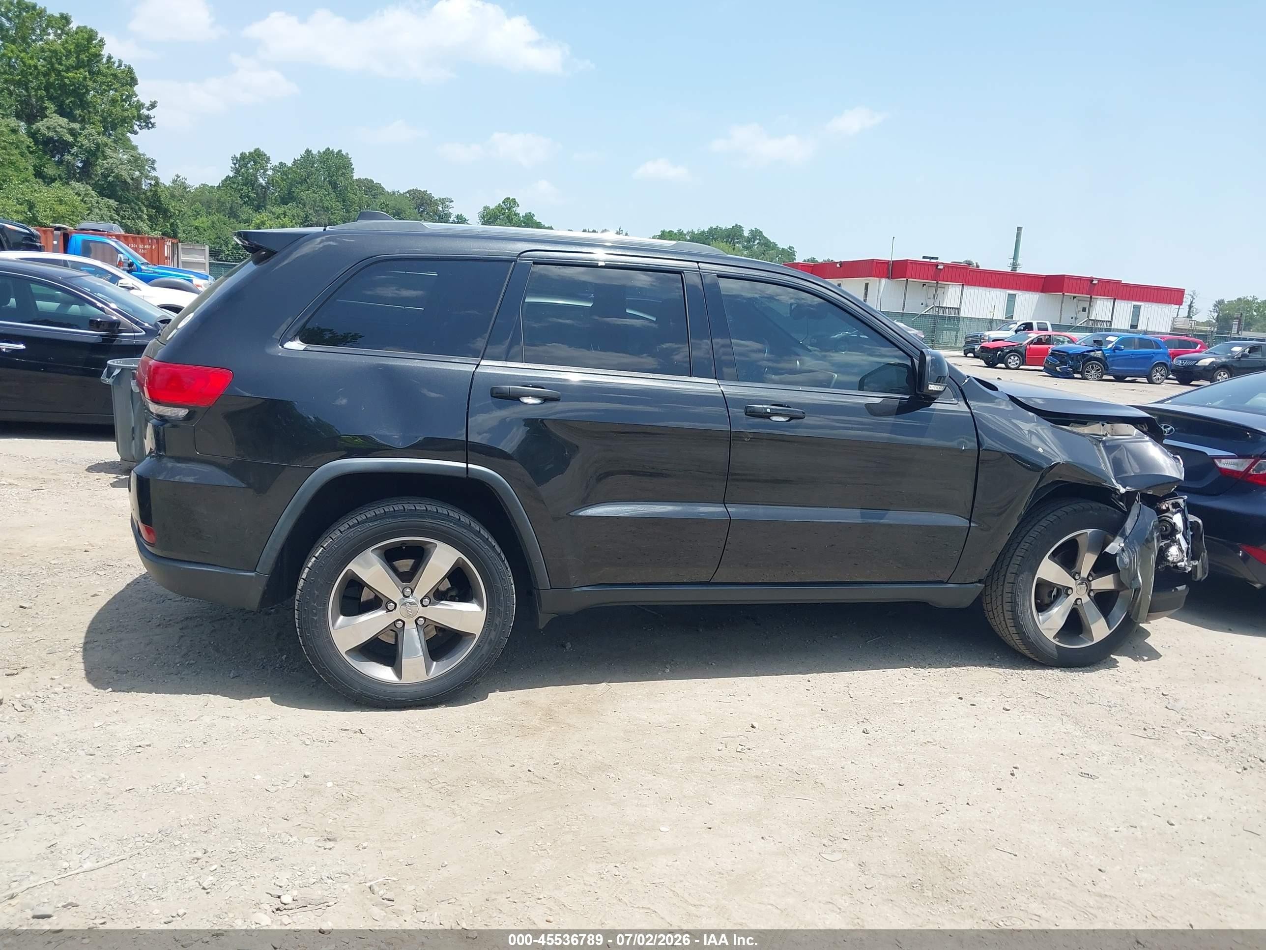 2015 Jeep Grand Cherokee Limited Черный vin: 1C4RJFBG2FC768541