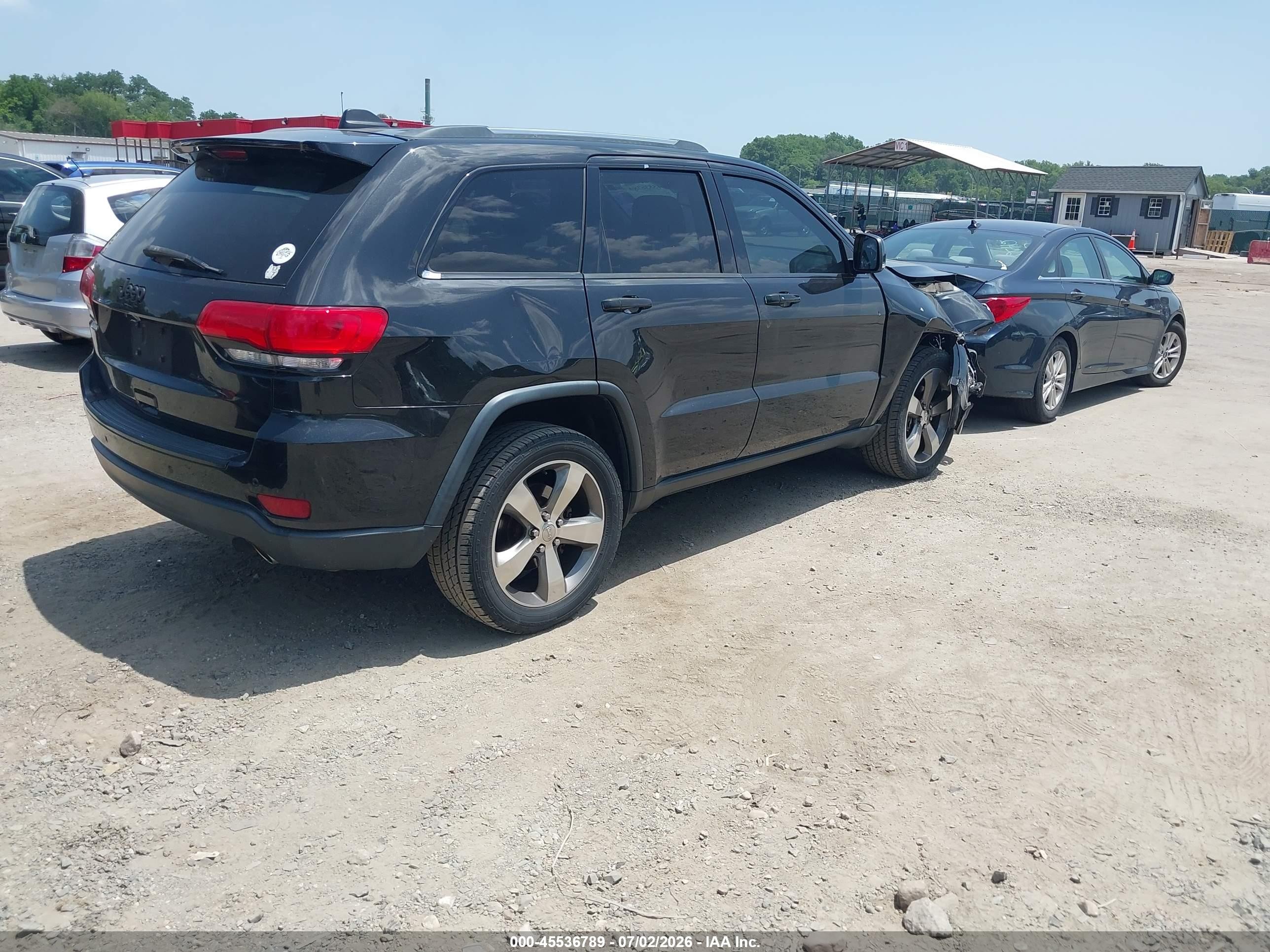 2015 Jeep Grand Cherokee Limited Черный vin: 1C4RJFBG2FC768541