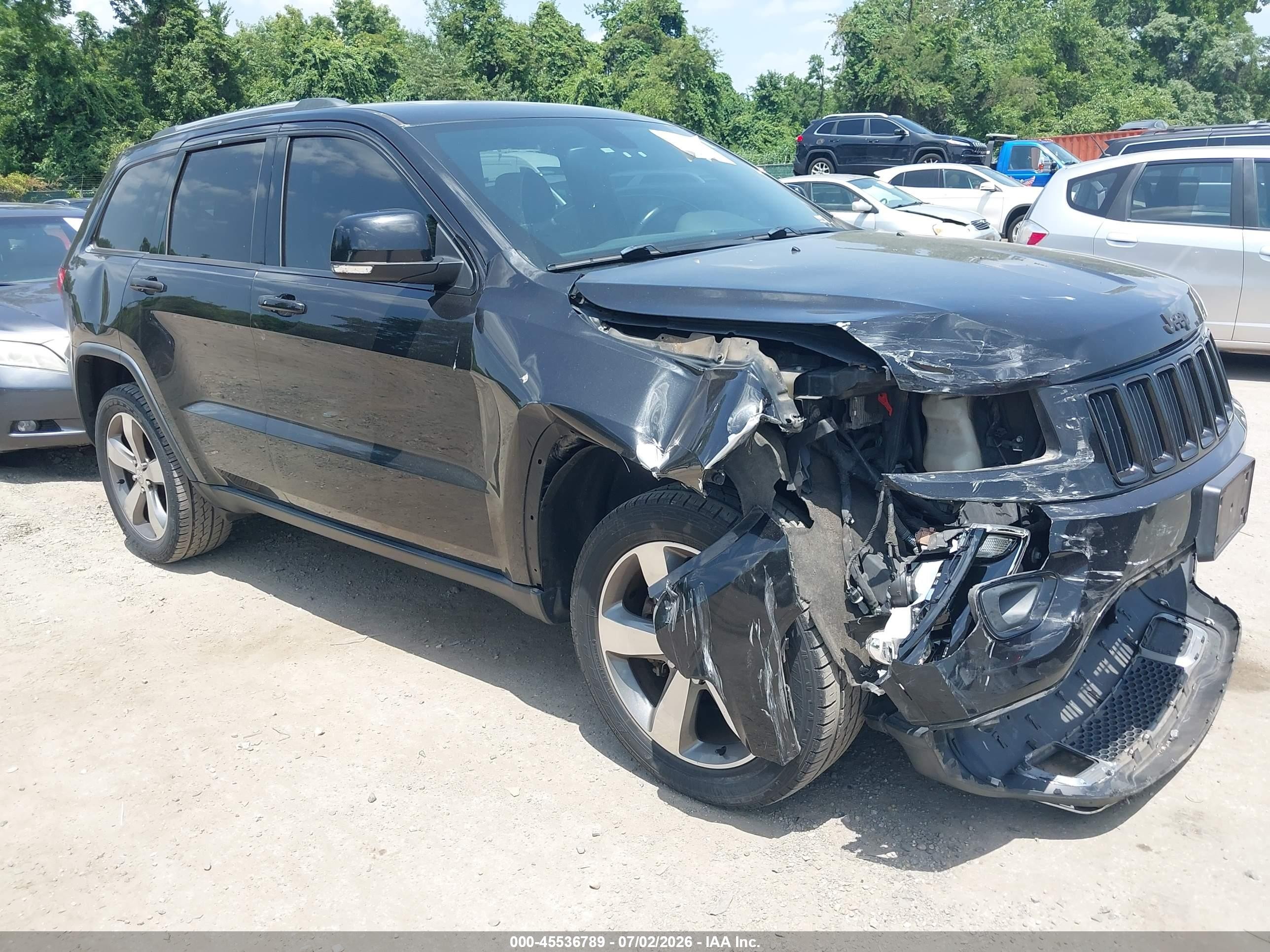 2015 Jeep Grand Cherokee Limited Черный vin: 1C4RJFBG2FC768541