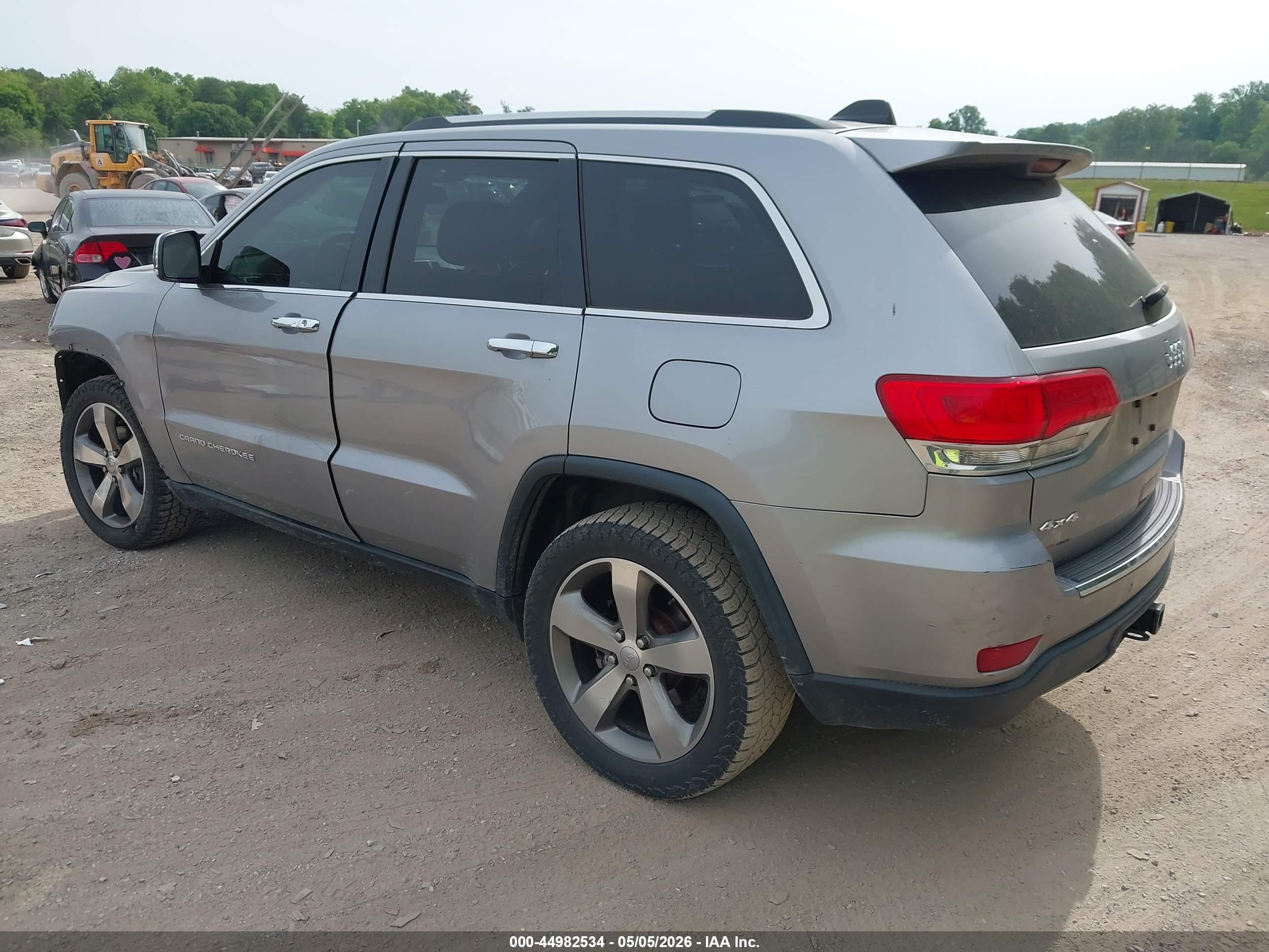 2015 Jeep Grand Cherokee Limited Gray vin: 1C4RJFBG2FC769110