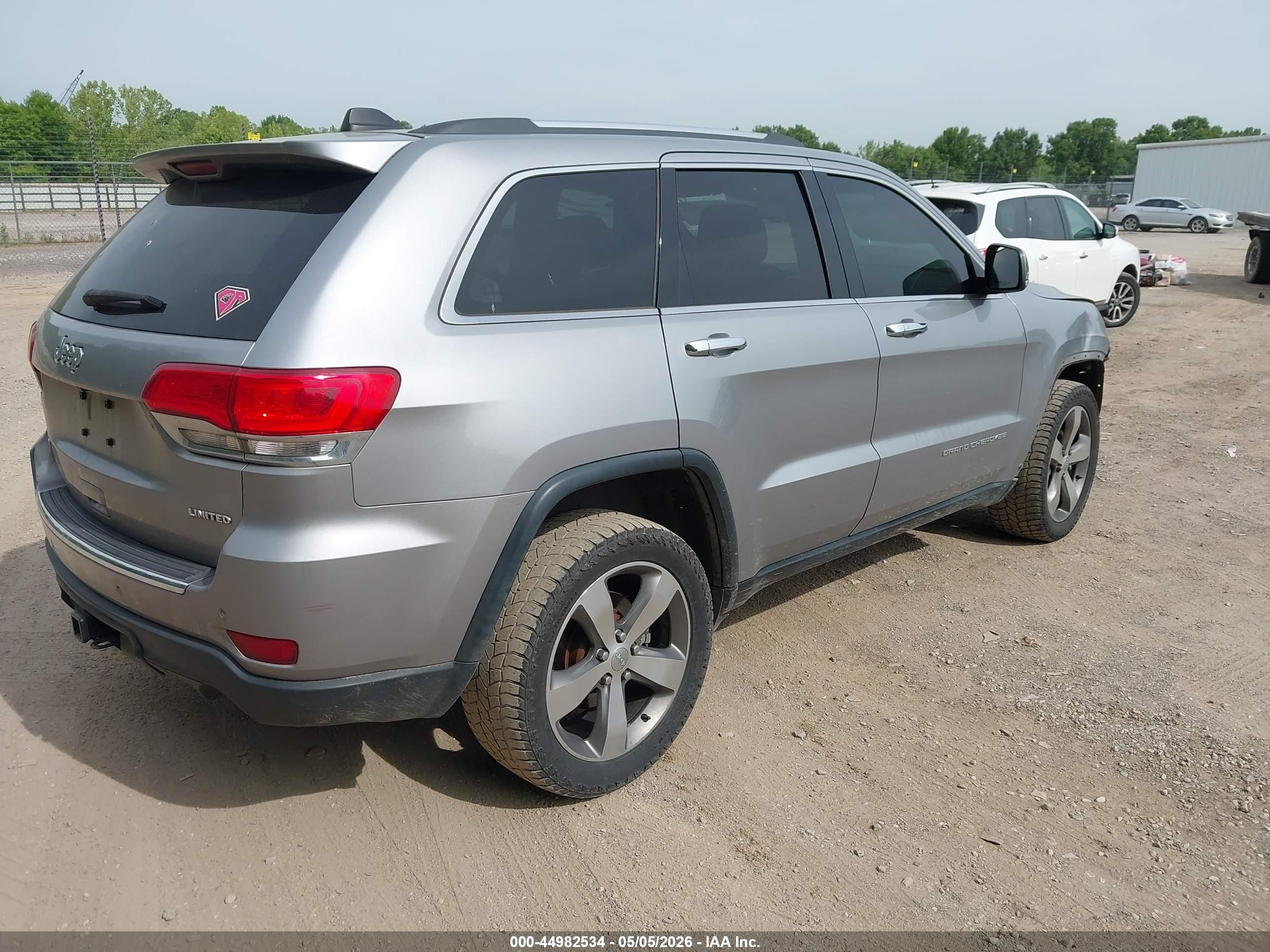 2015 Jeep Grand Cherokee Limited Gray vin: 1C4RJFBG2FC769110