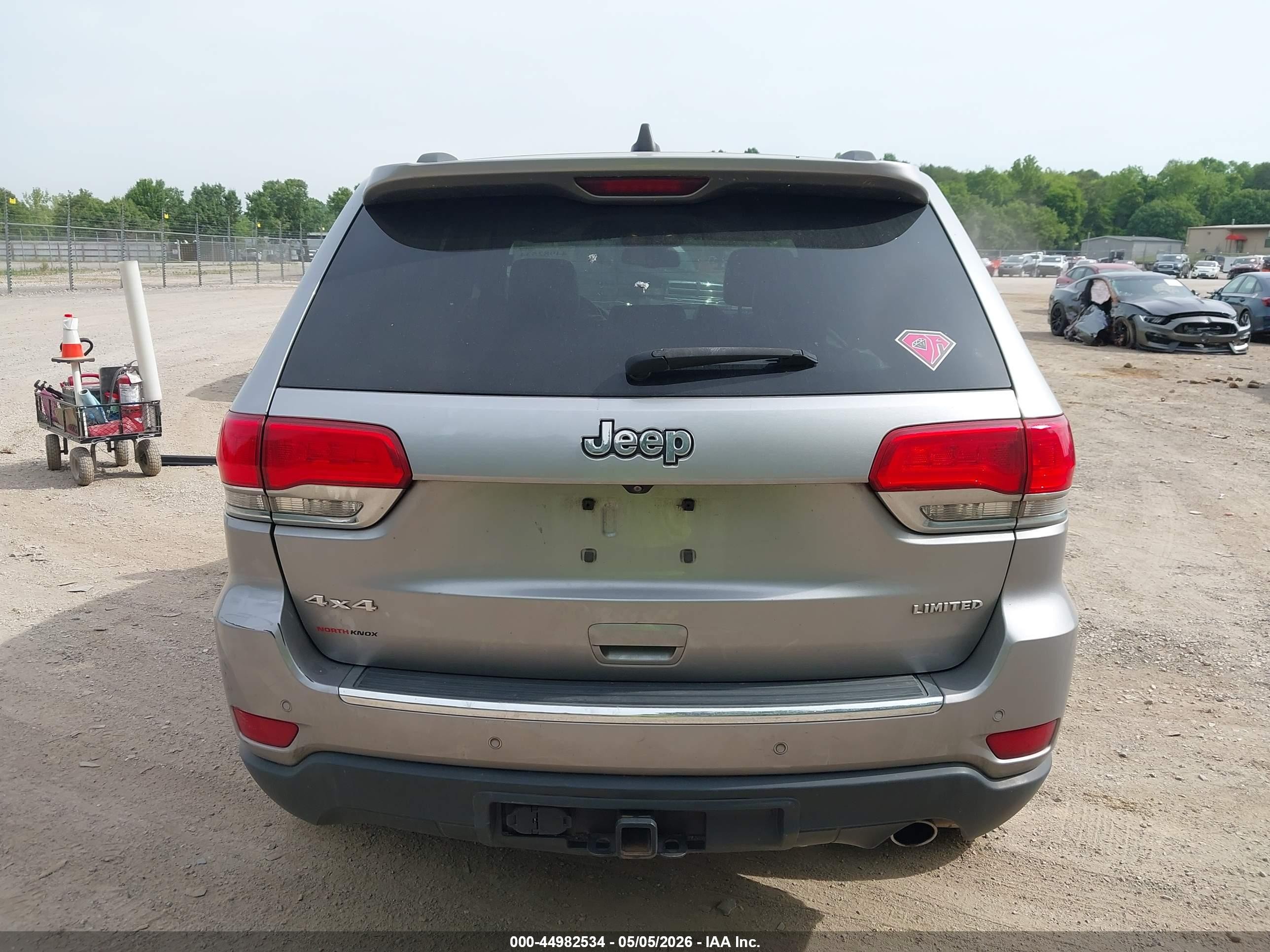2015 Jeep Grand Cherokee Limited Gray vin: 1C4RJFBG2FC769110