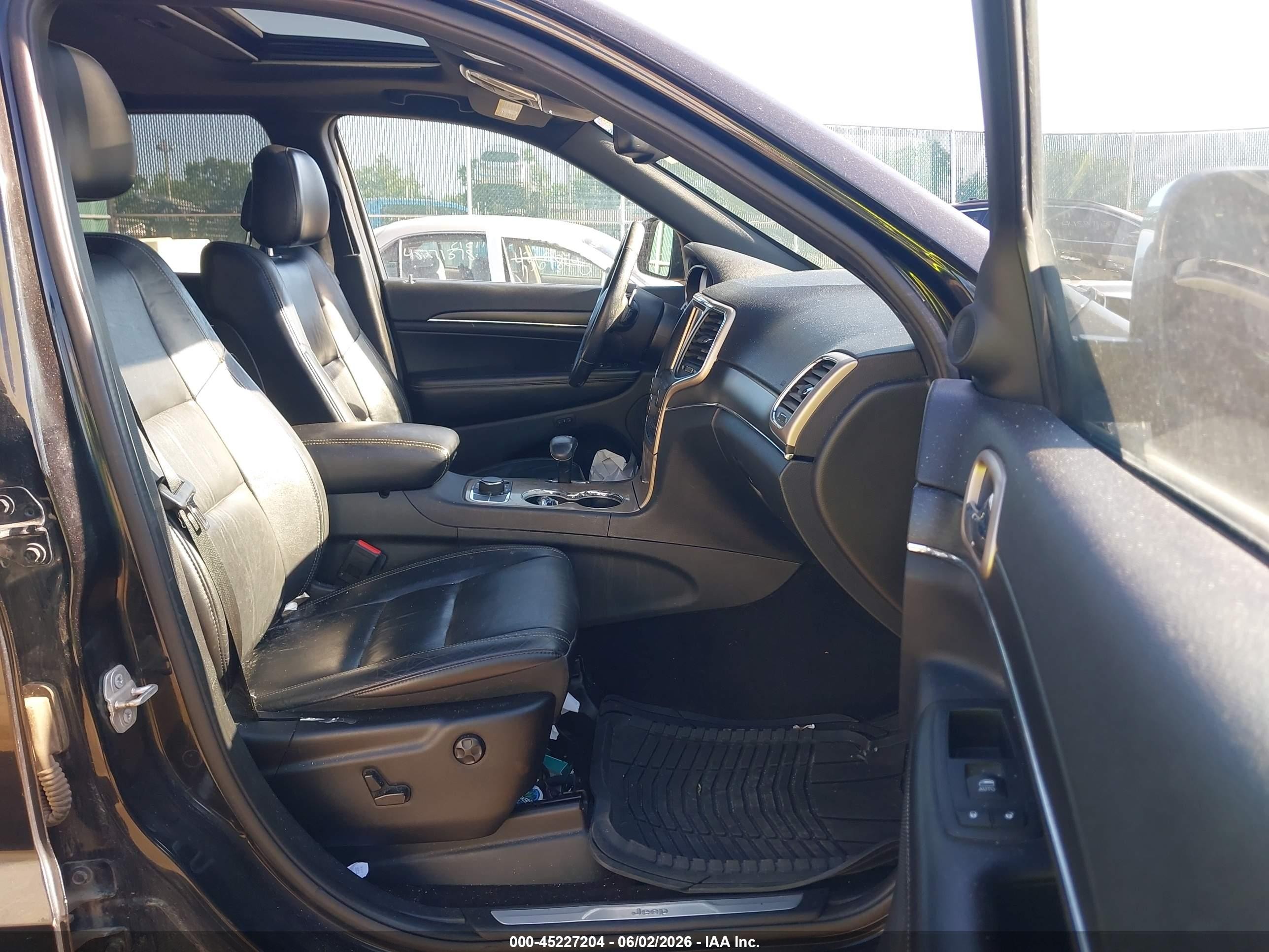 2015 Jeep Grand Cherokee Limited Black vin: 1C4RJFBG2FC782729