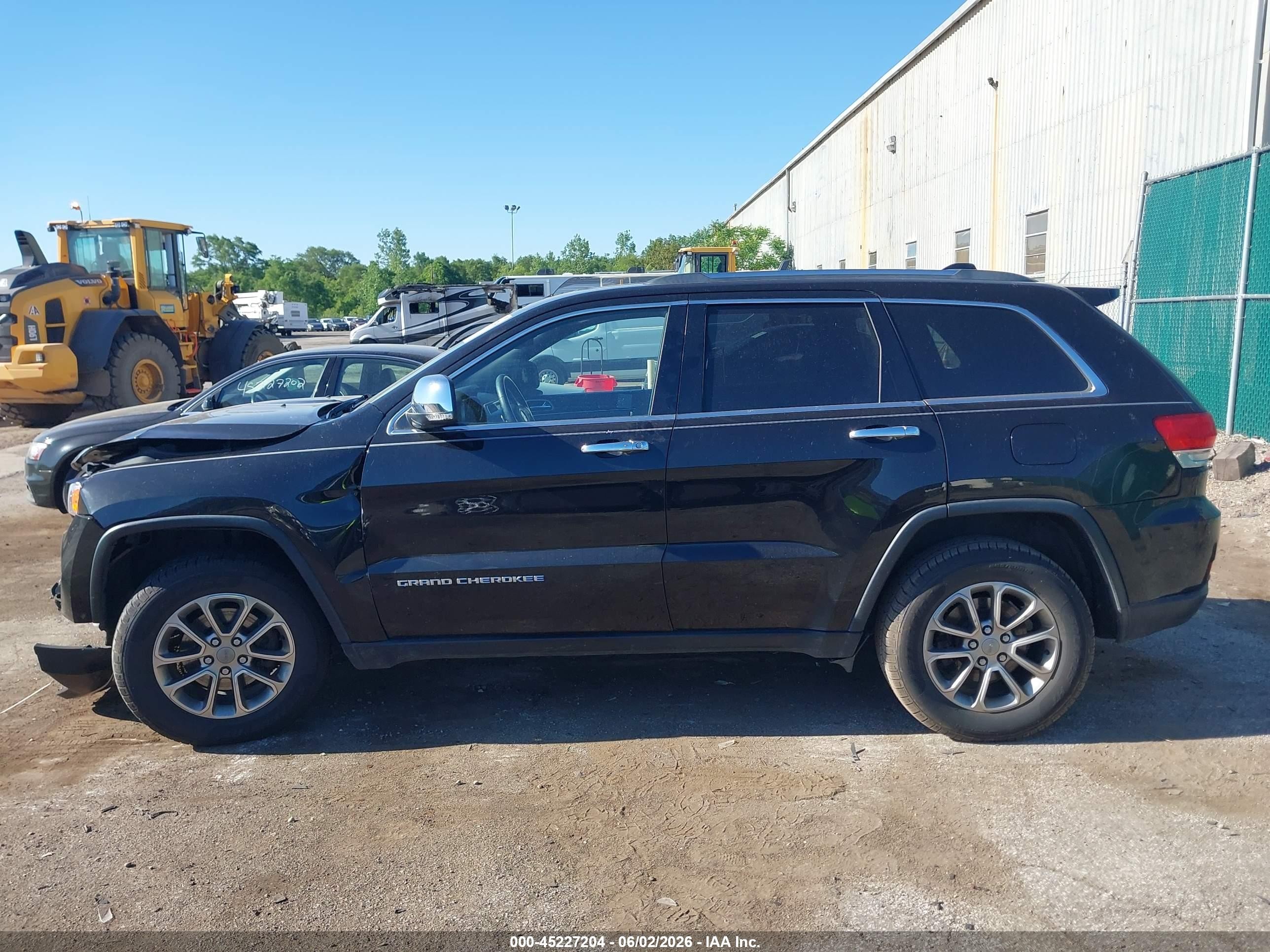 2015 Jeep Grand Cherokee Limited Black vin: 1C4RJFBG2FC782729