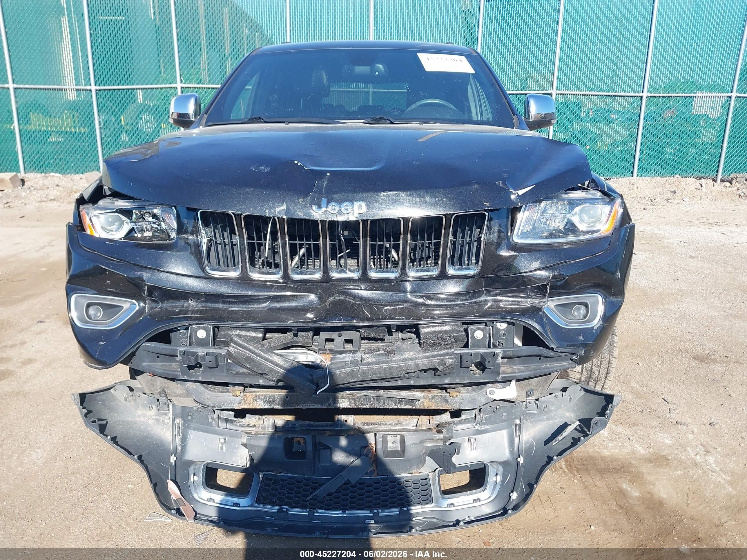 2015 Jeep Grand Cherokee Limited Black vin: 1C4RJFBG2FC782729