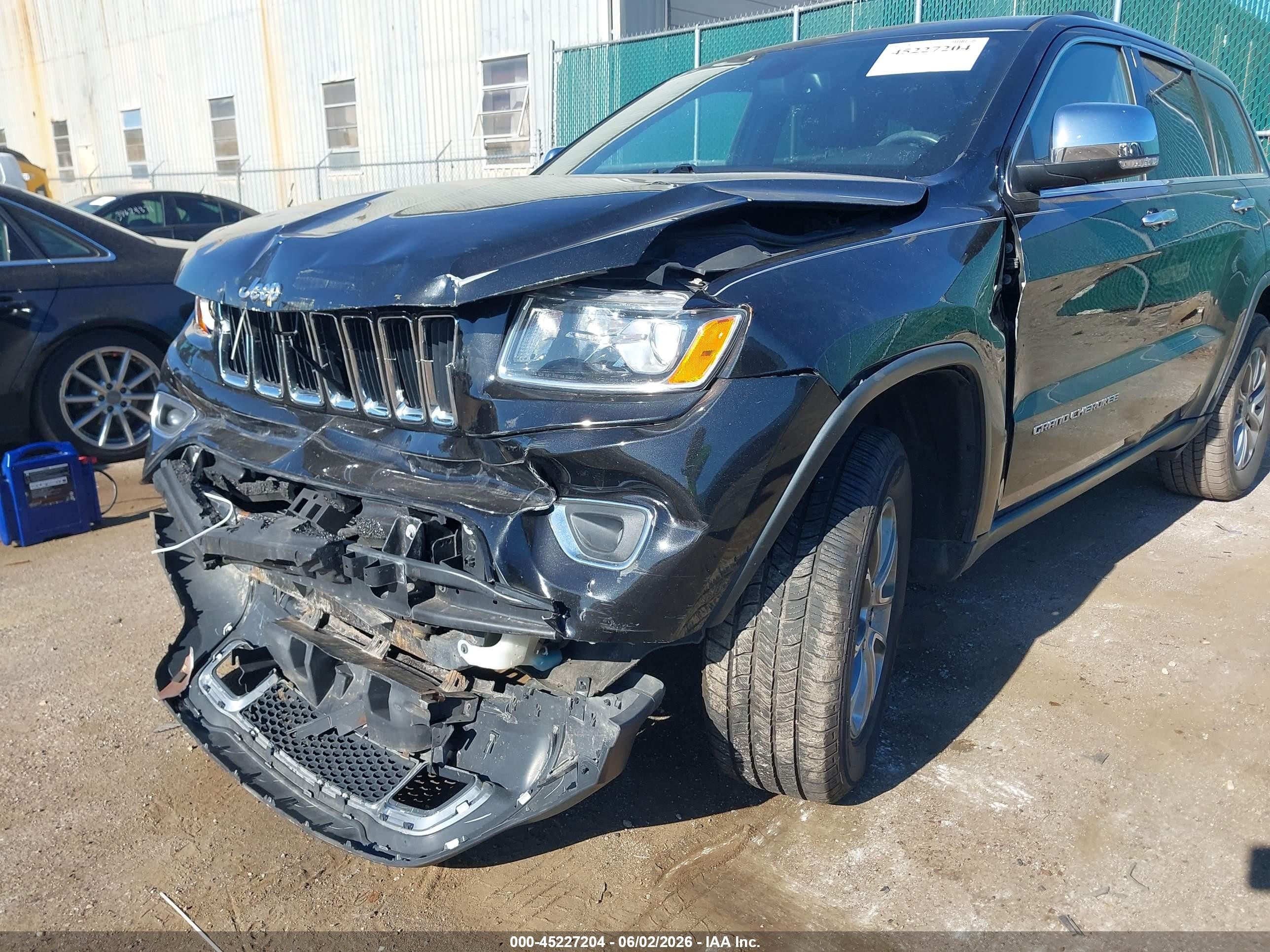 2015 Jeep Grand Cherokee Limited Black vin: 1C4RJFBG2FC782729