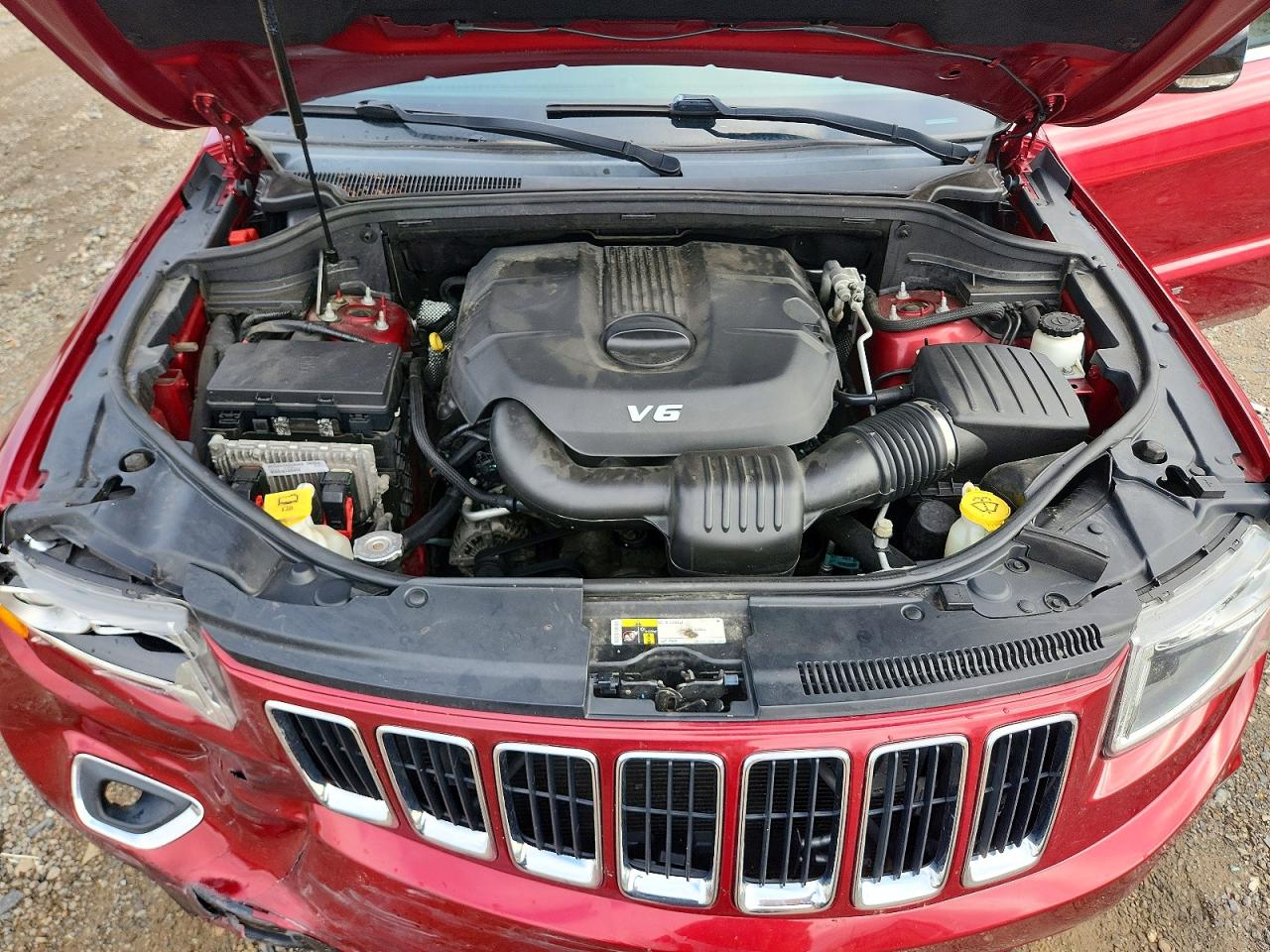 2015 Jeep Grand Cherokee Limited Red vin: 1C4RJFBG2FC787915