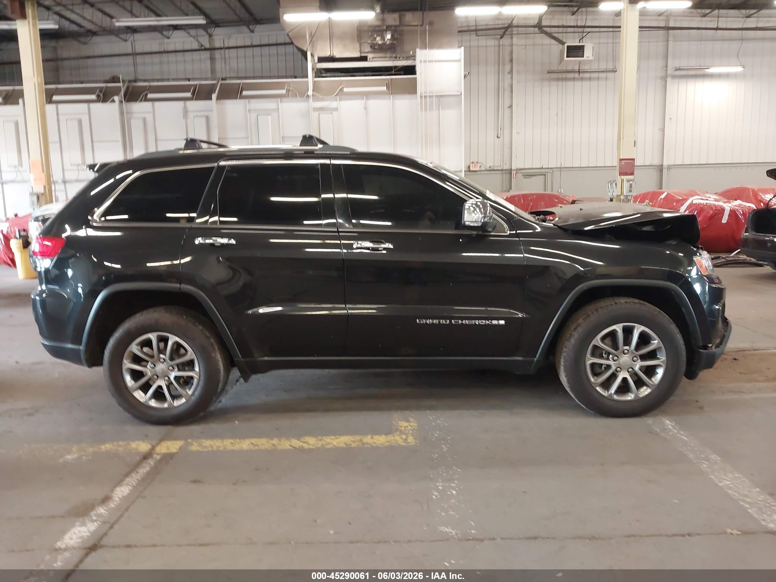 2015 Jeep Grand Cherokee Limited Black vin: 1C4RJFBG2FC792323