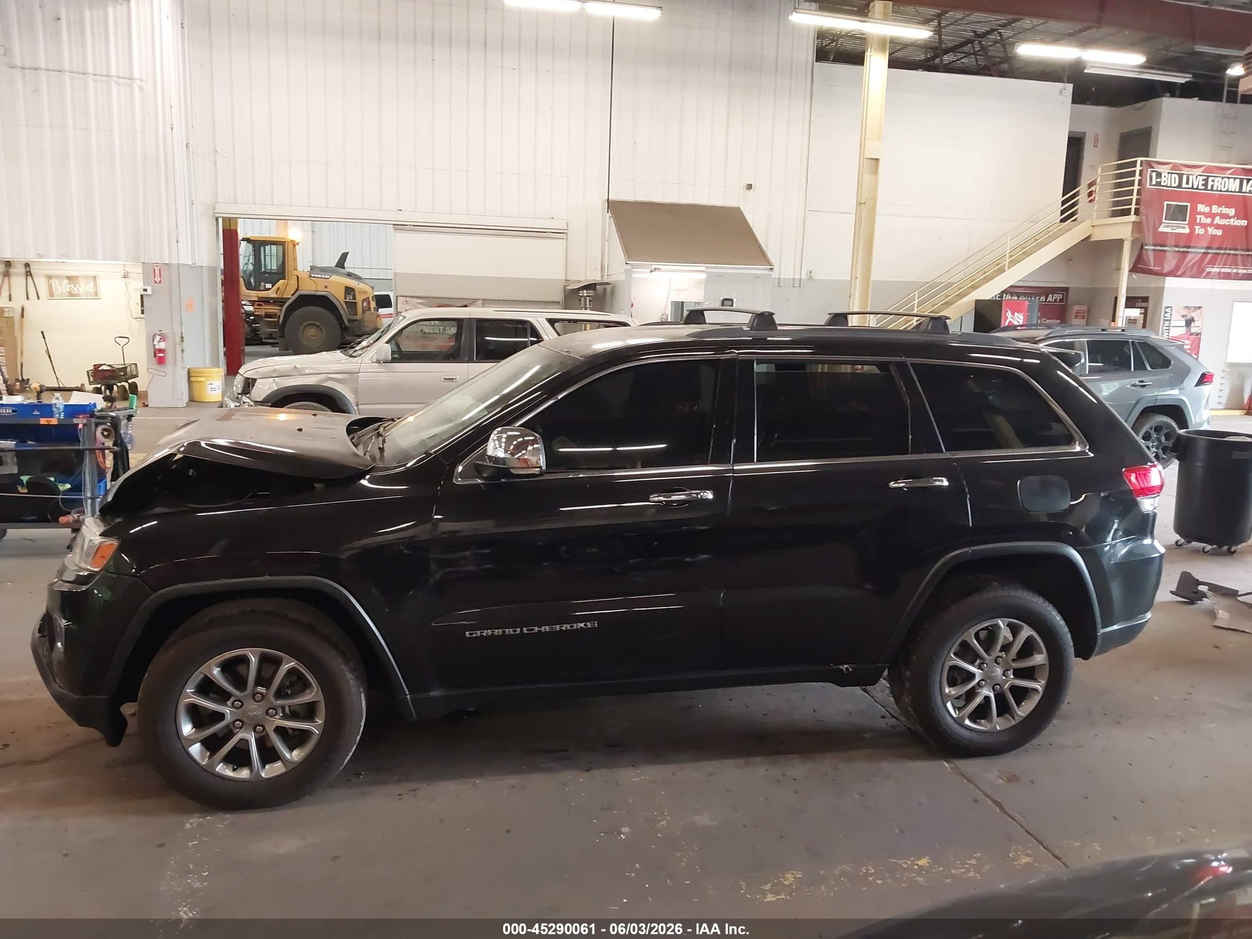 2015 Jeep Grand Cherokee Limited Black vin: 1C4RJFBG2FC792323