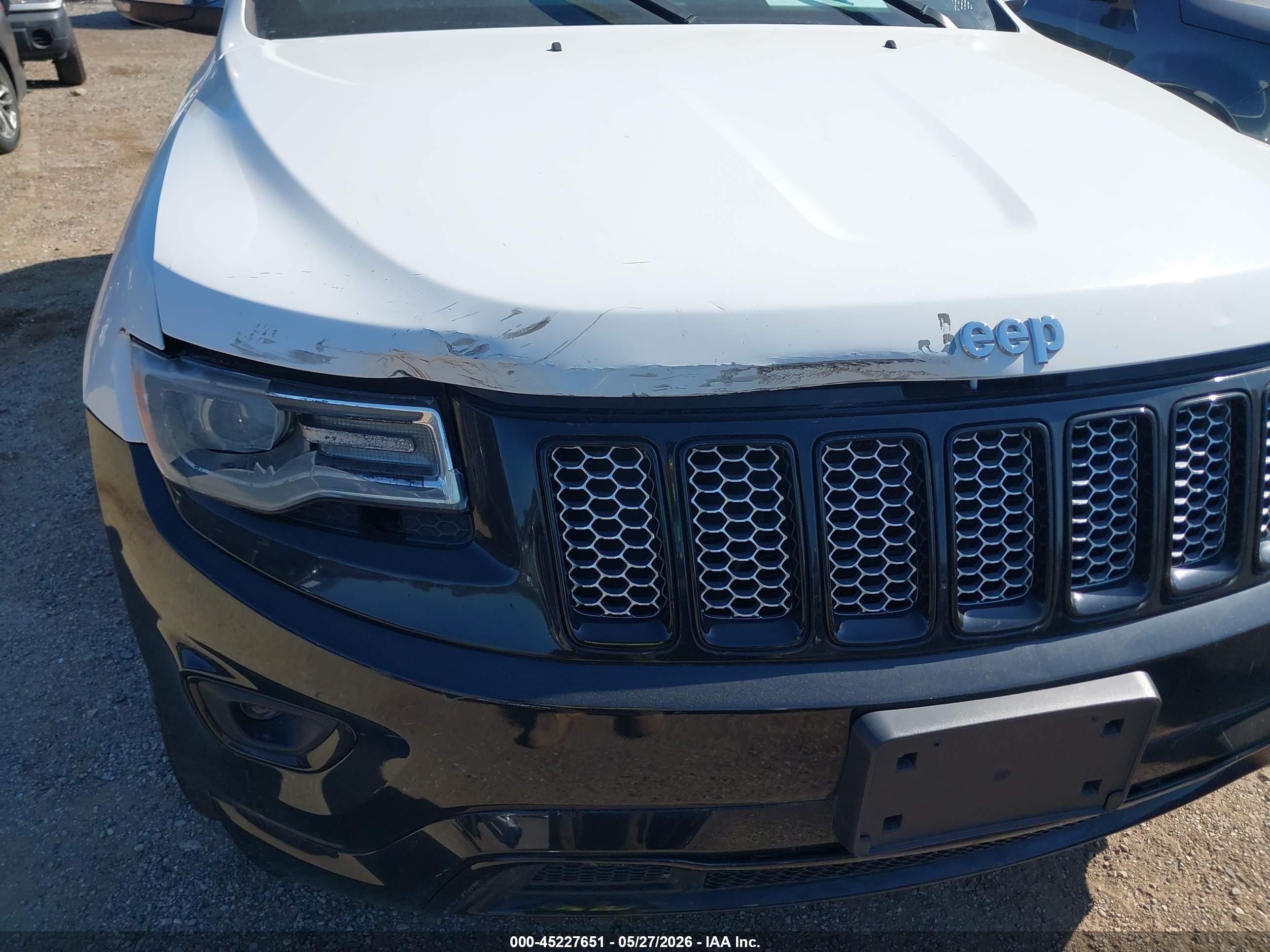 2015 Jeep Grand Cherokee Limited Белый vin: 1C4RJFBG2FC814322