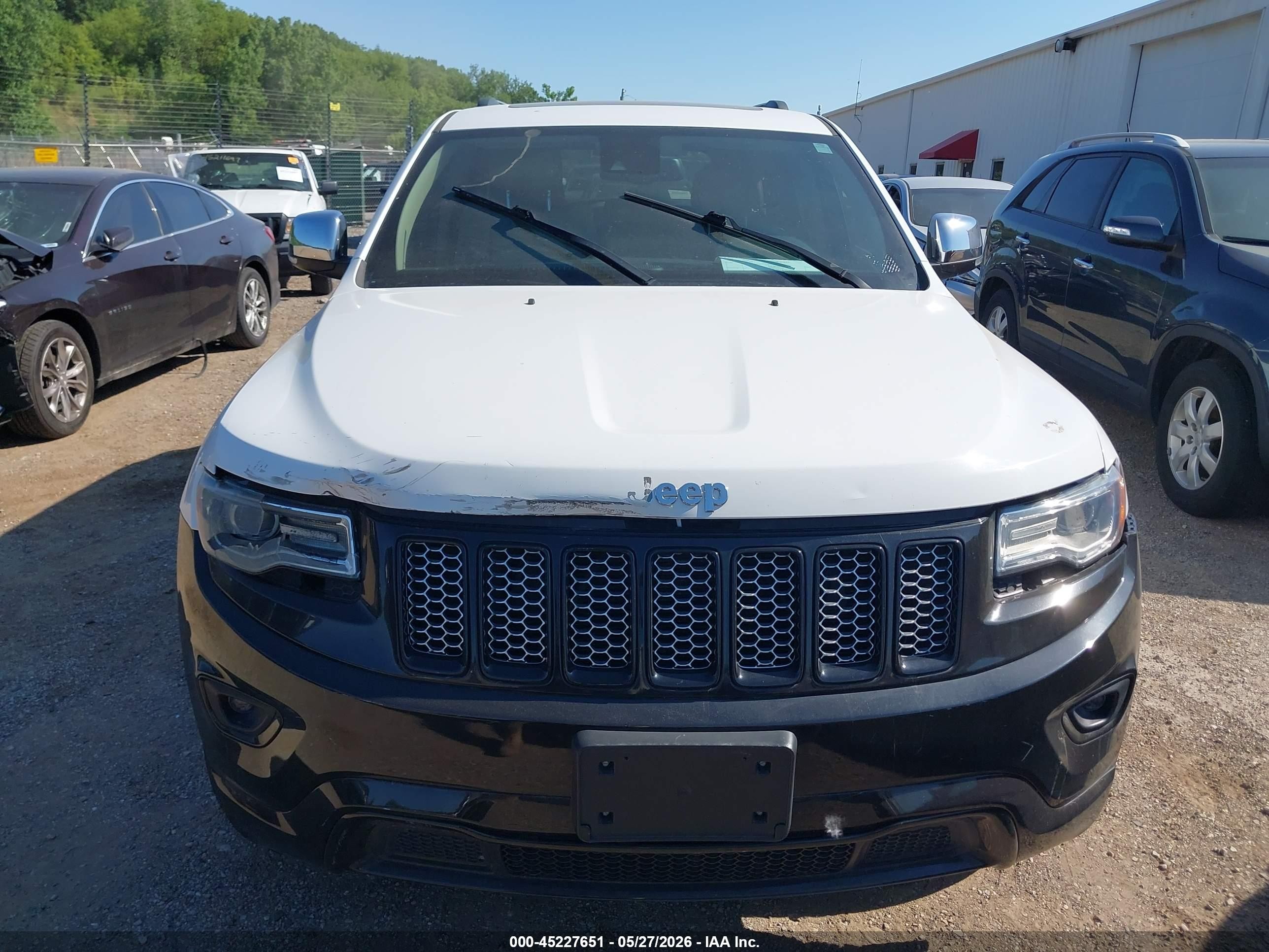 2015 Jeep Grand Cherokee Limited Белый vin: 1C4RJFBG2FC814322