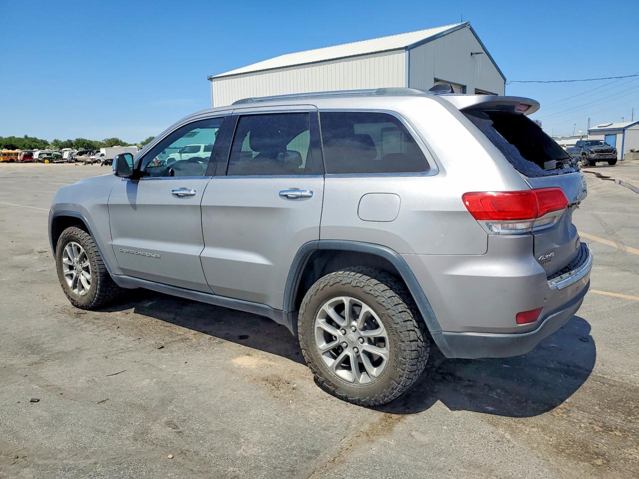 2015 Jeep Grand Cherokee Limited Silver vin: 1C4RJFBG2FC827653