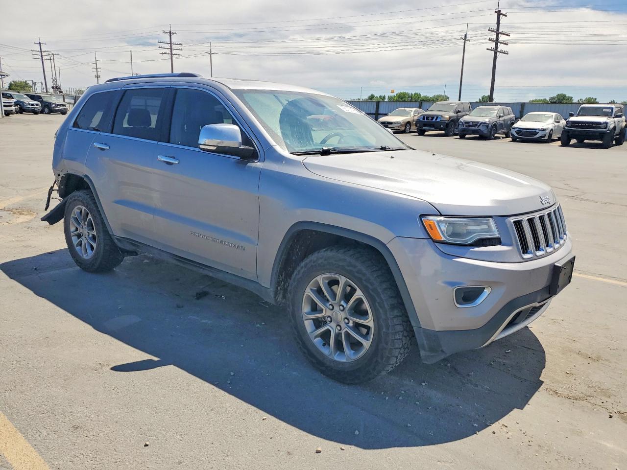 2015 Jeep Grand Cherokee Limited Silver vin: 1C4RJFBG2FC827653
