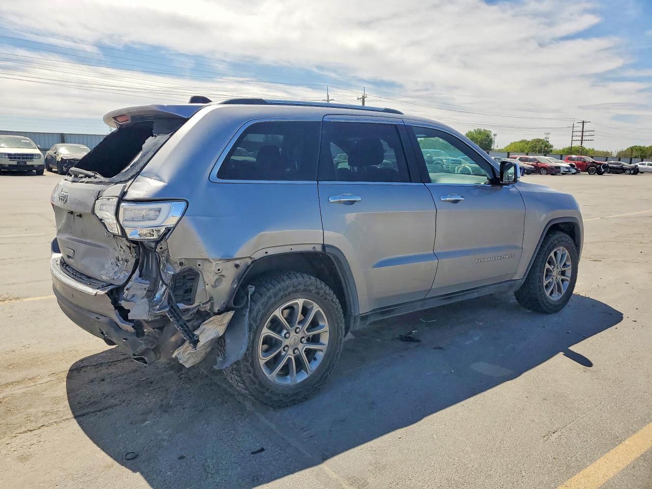 2015 Jeep Grand Cherokee Limited Silver vin: 1C4RJFBG2FC827653