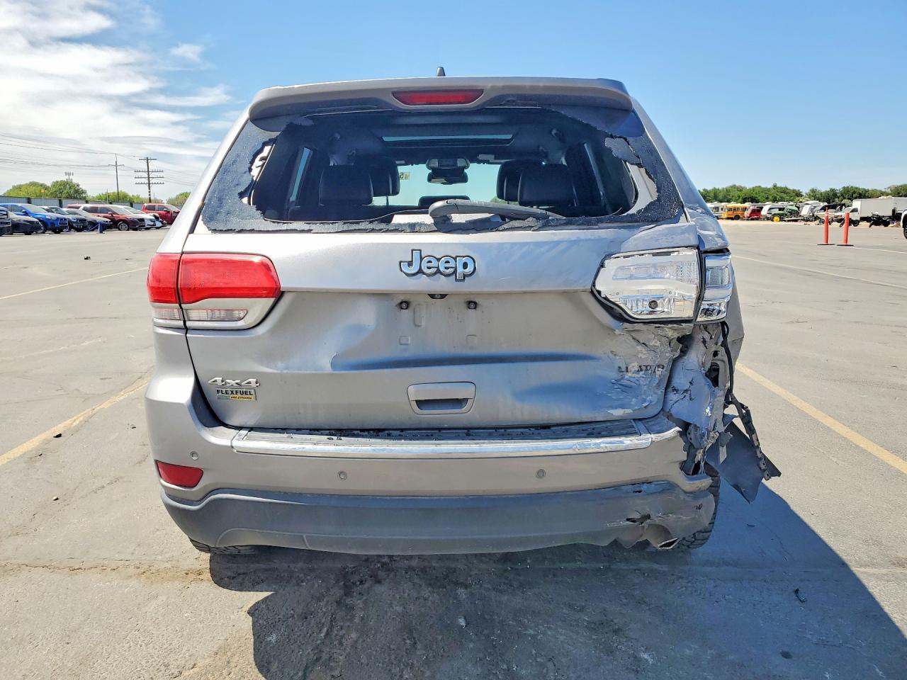2015 Jeep Grand Cherokee Limited Silver vin: 1C4RJFBG2FC827653