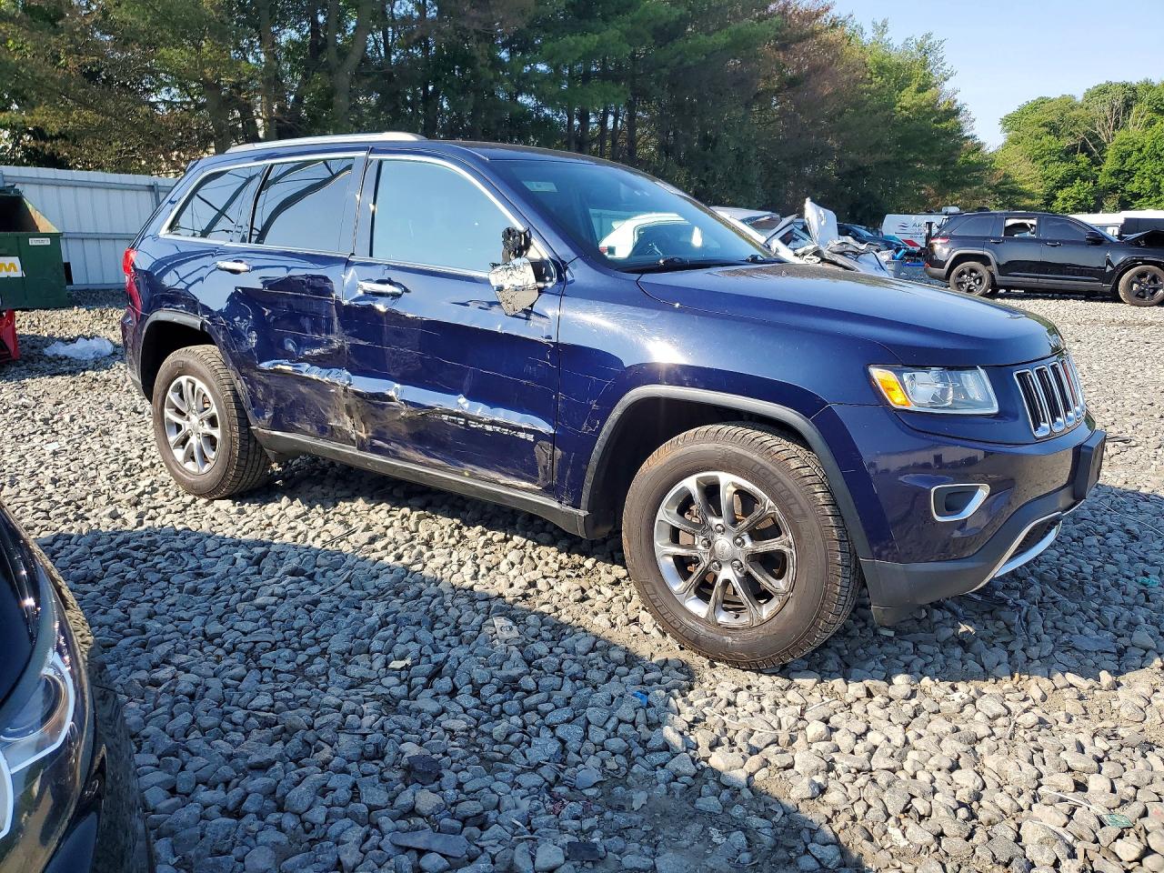 2015 Jeep Grand Cherokee Limited Blue vin: 1C4RJFBG2FC877047