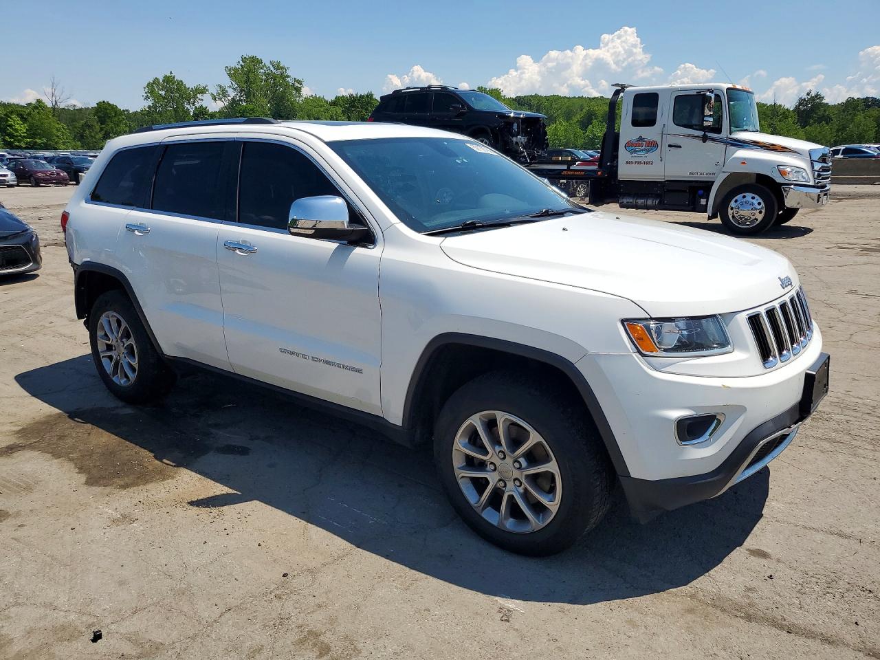 2015 Jeep Grand Cherokee Limited Белый vin: 1C4RJFBG2FC877114