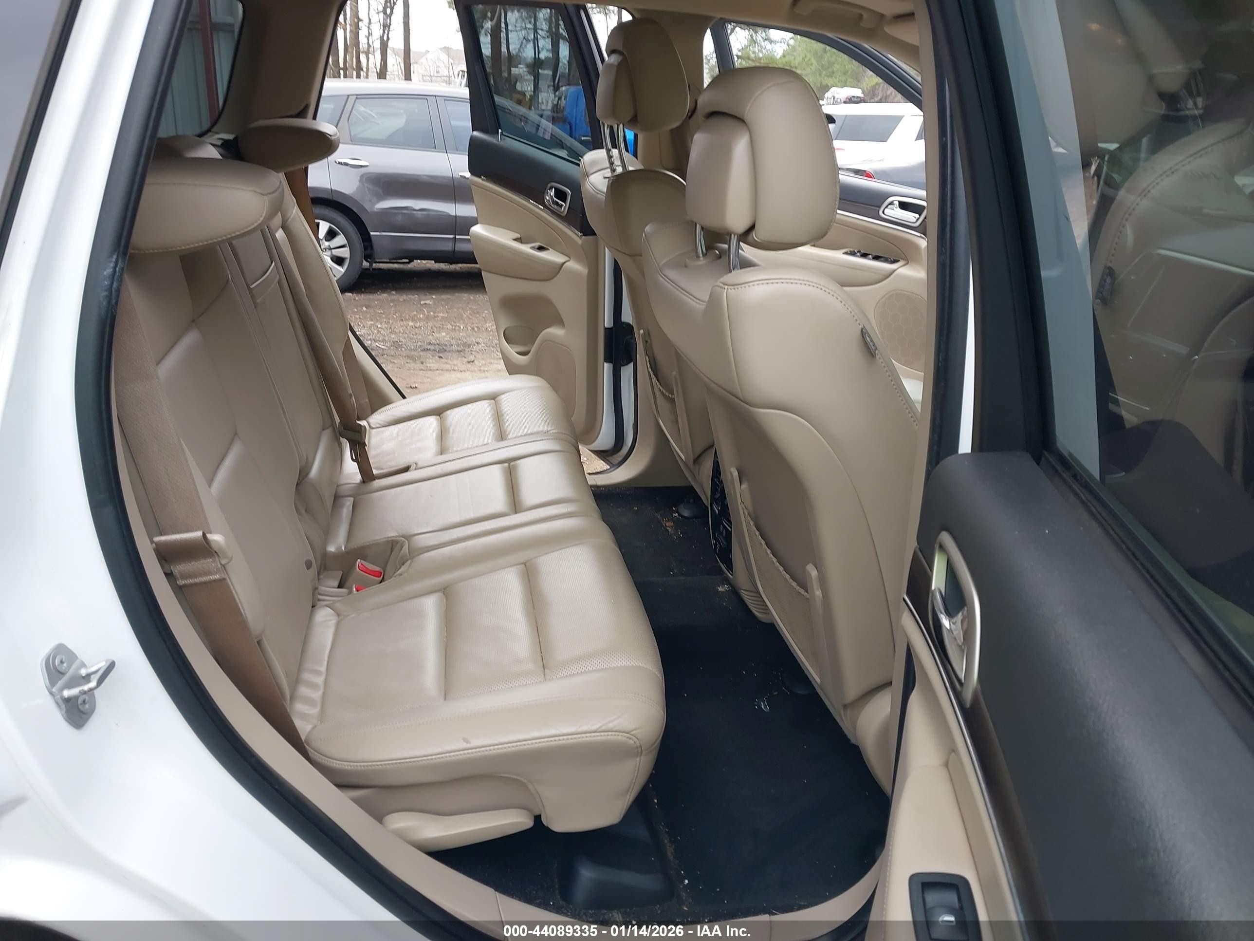2015 Jeep Grand Cherokee Limited White vin: 1C4RJFBG2FC905316