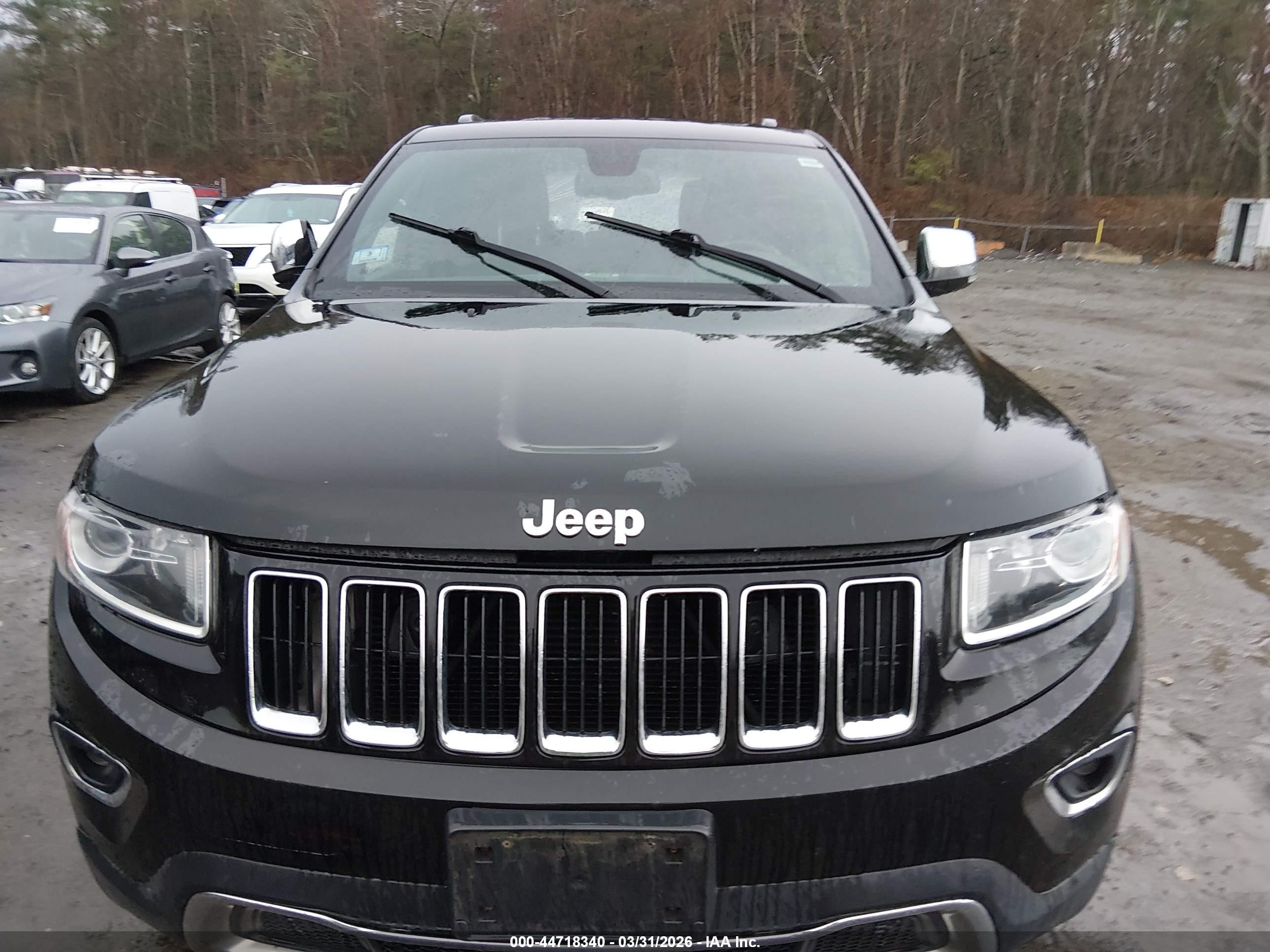 2015 Jeep Grand Cherokee Limited Black vin: 1C4RJFBG2FC913447