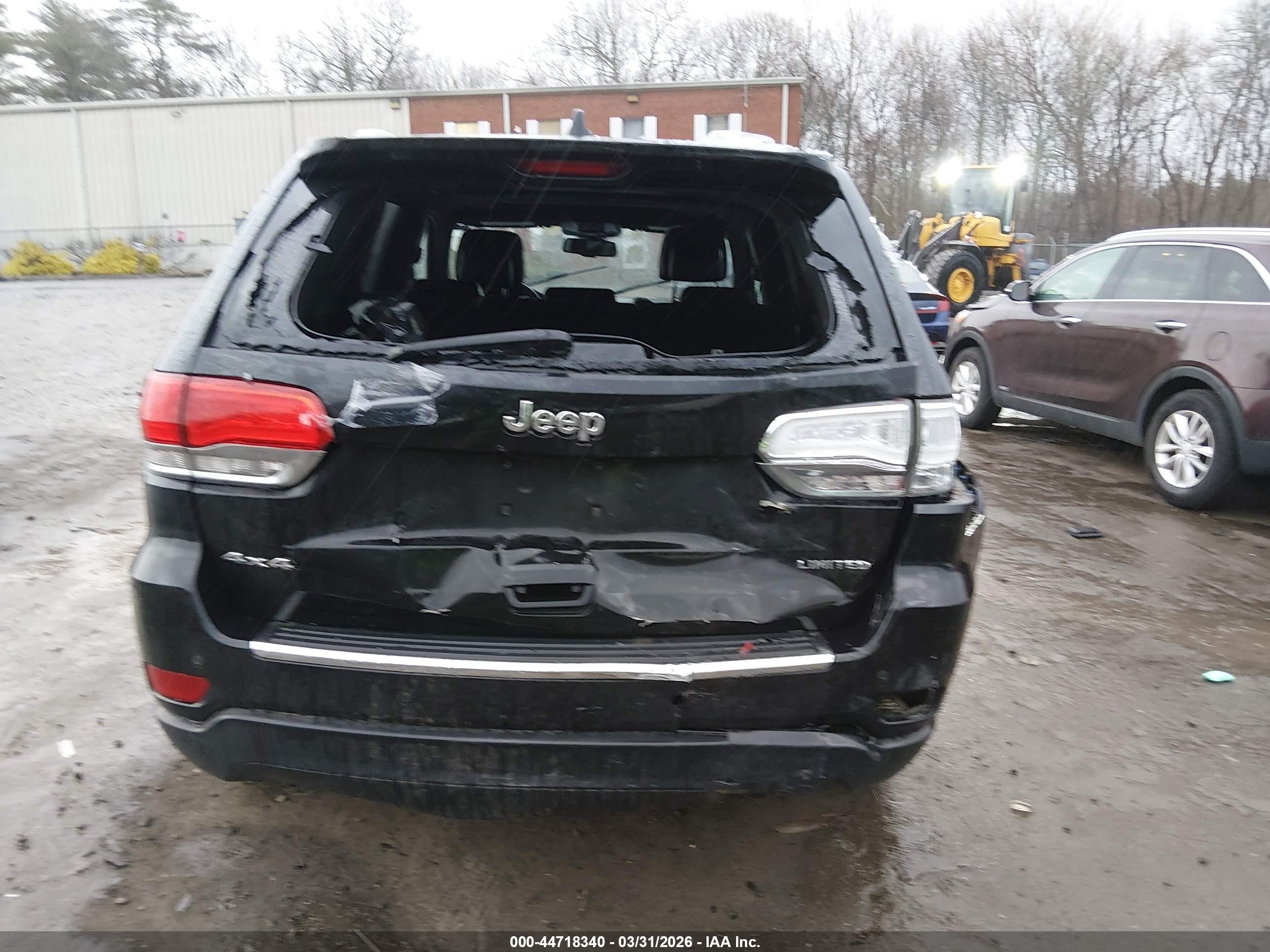 2015 Jeep Grand Cherokee Limited Black vin: 1C4RJFBG2FC913447
