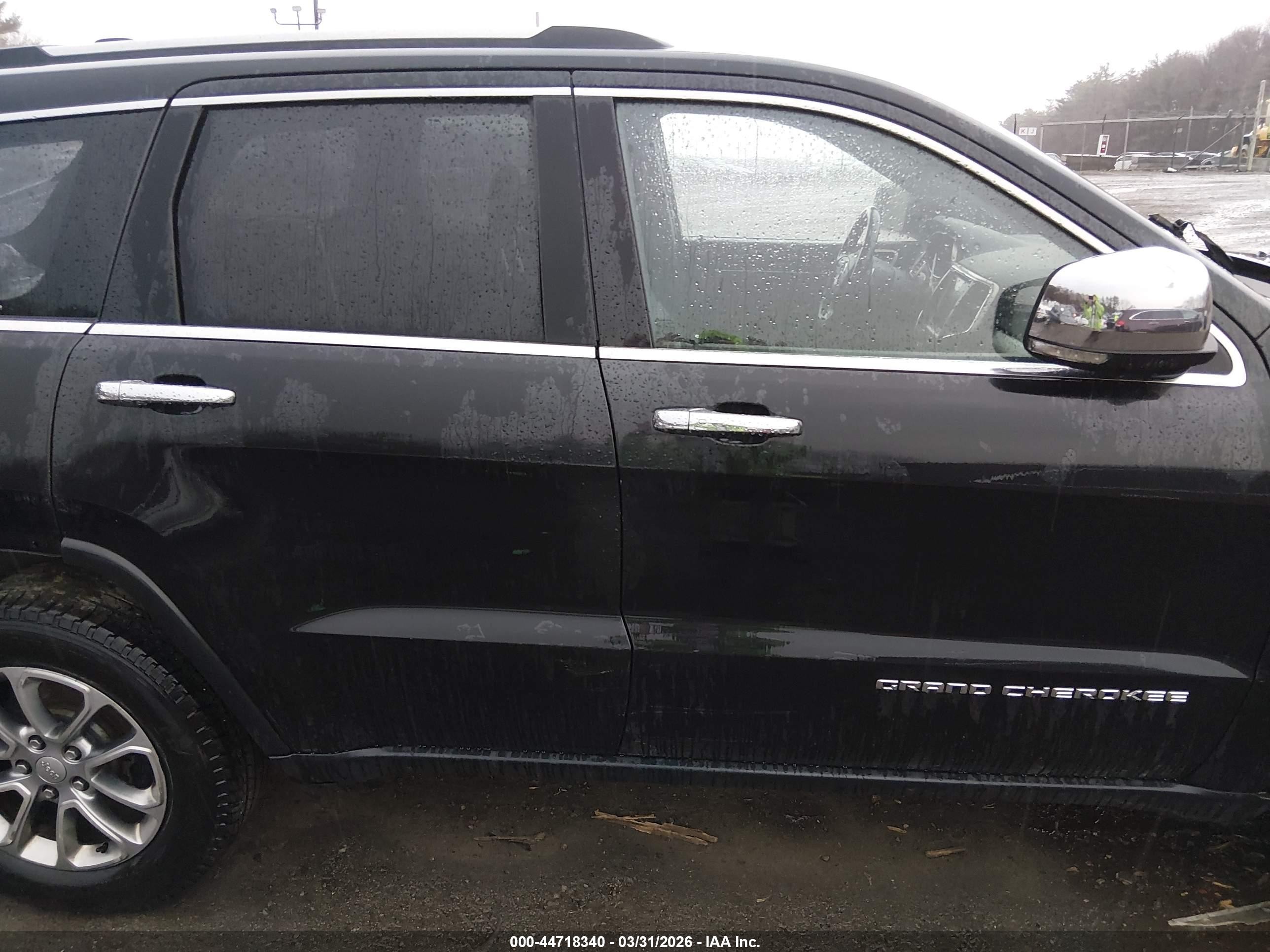 2015 Jeep Grand Cherokee Limited Black vin: 1C4RJFBG2FC913447