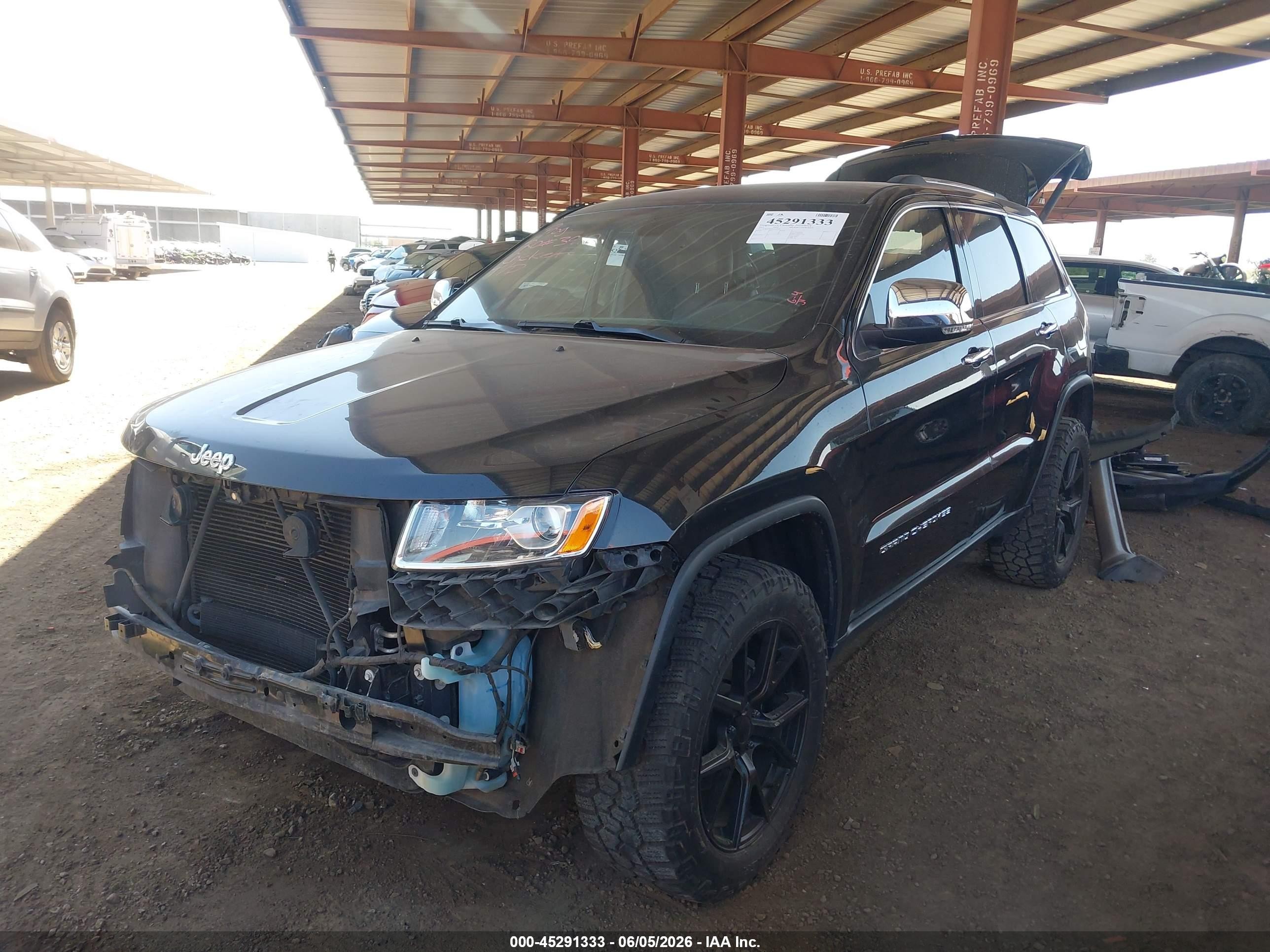 2015 Jeep Grand Cherokee Limited Black vin: 1C4RJFBG2FC922018