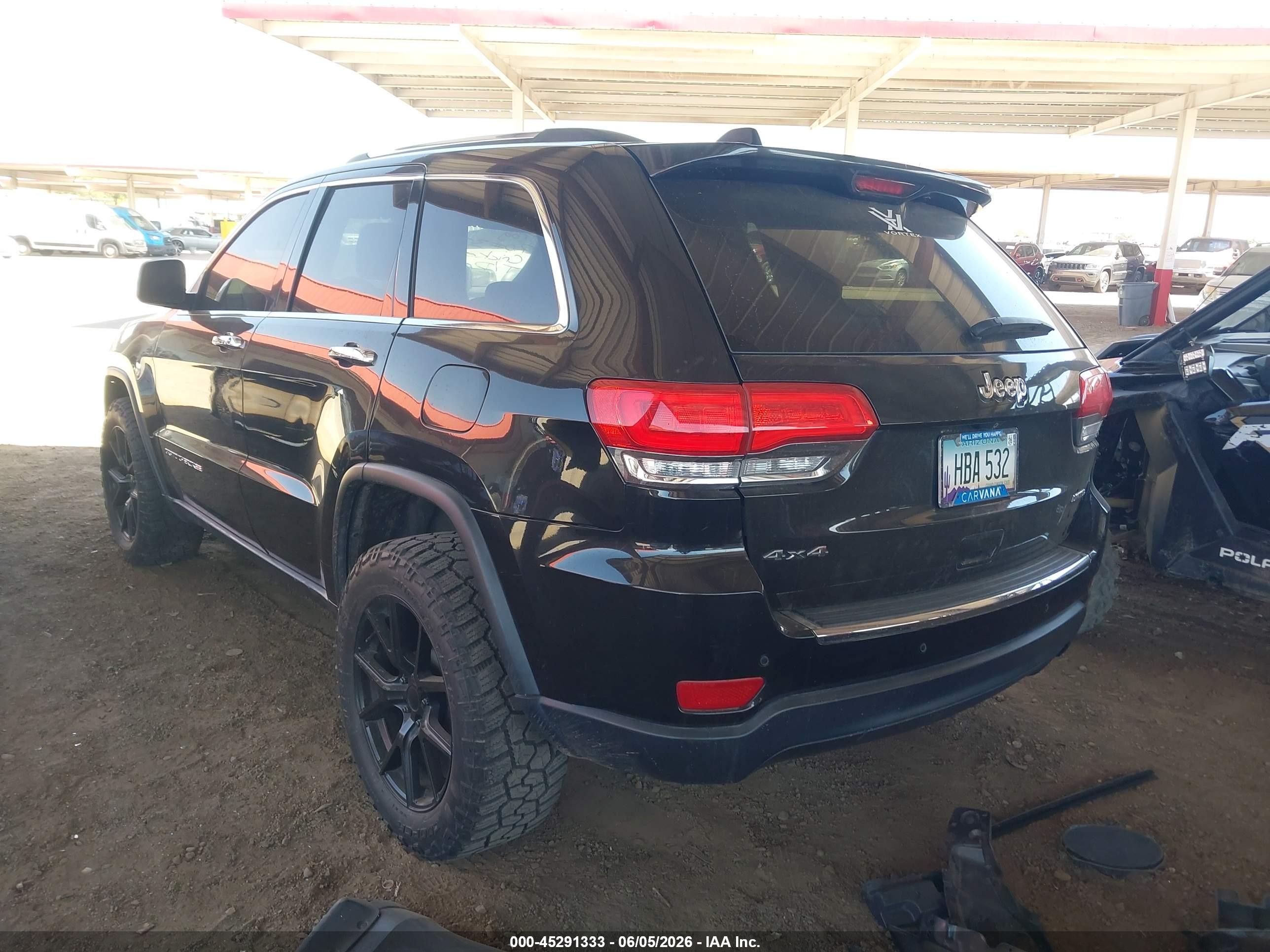 2015 Jeep Grand Cherokee Limited Black vin: 1C4RJFBG2FC922018