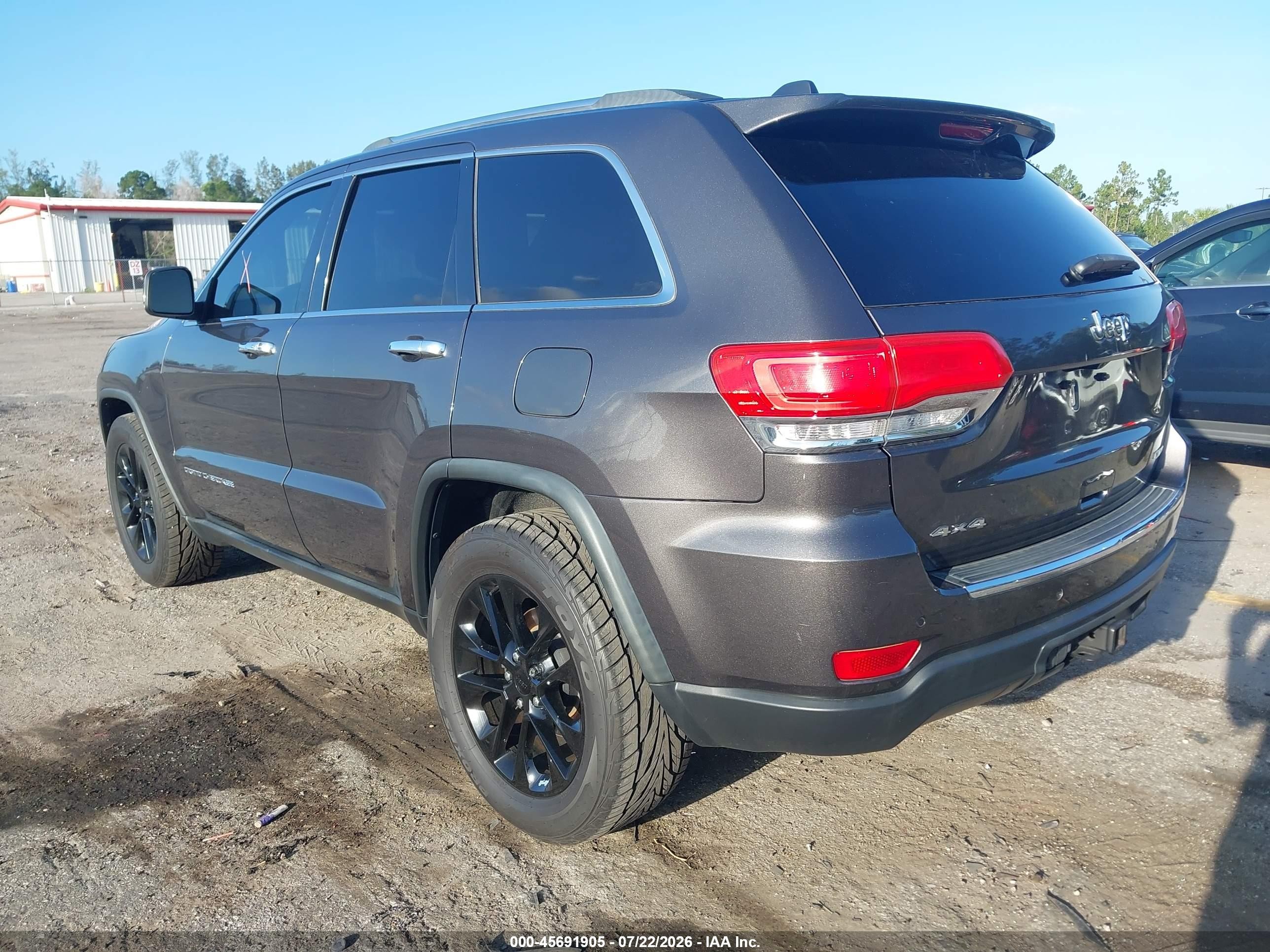2015 Jeep Grand Cherokee Limited Серебряный vin: 1C4RJFBG2FC939966