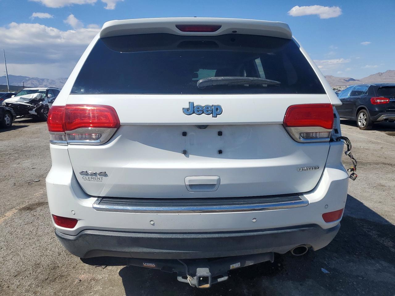 2016 Jeep Grand Cherokee Limited White vin: 1C4RJFBG2GC318048