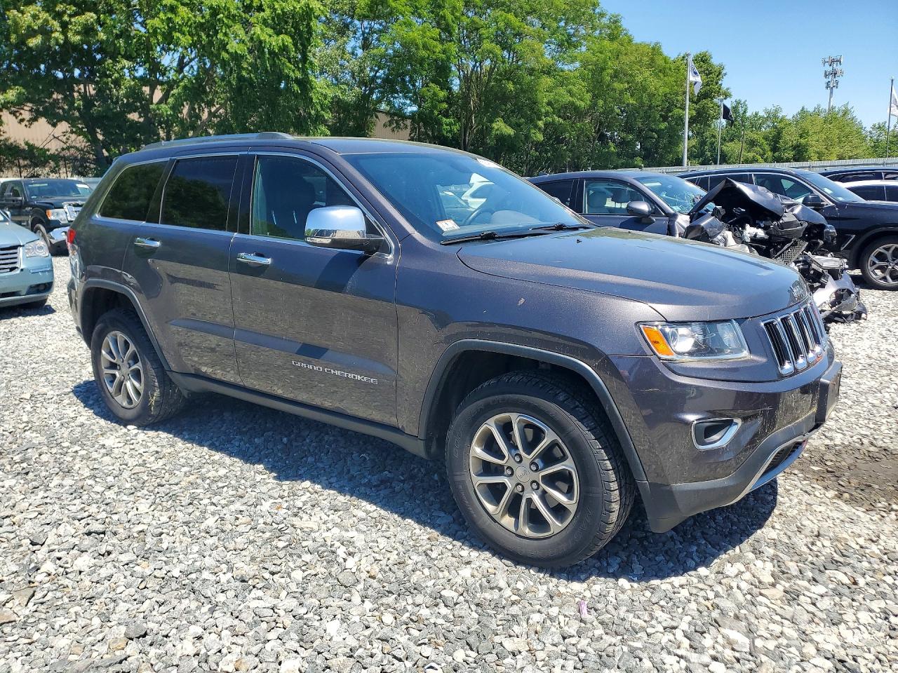 2016 Jeep Grand Cherokee Limited Серебряный vin: 1C4RJFBG2GC409014