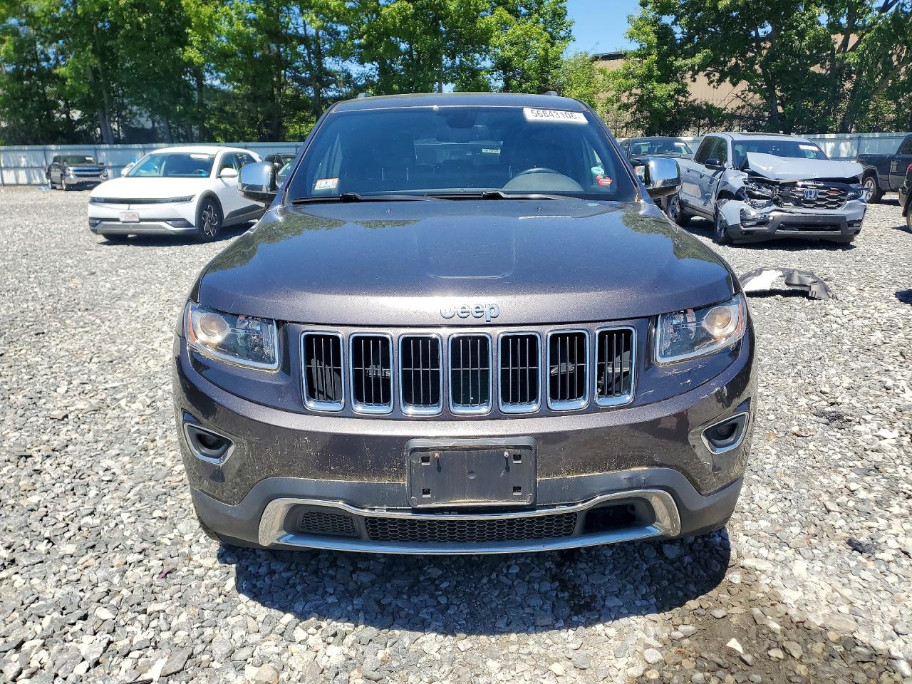 2016 Jeep Grand Cherokee Limited Серебряный vin: 1C4RJFBG2GC409014