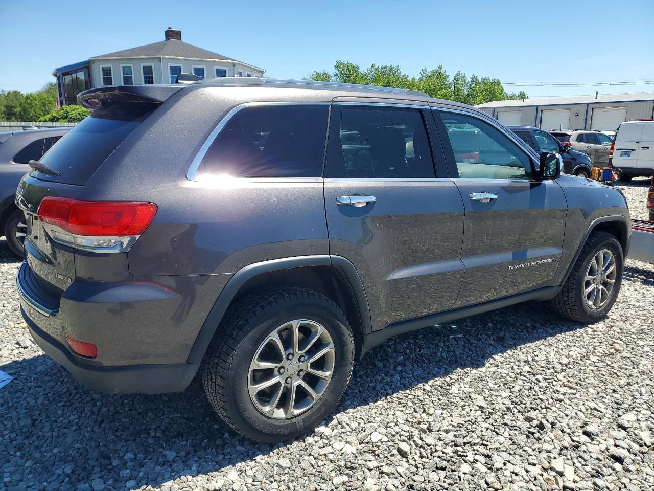 2016 Jeep Grand Cherokee Limited Серебряный vin: 1C4RJFBG2GC409014
