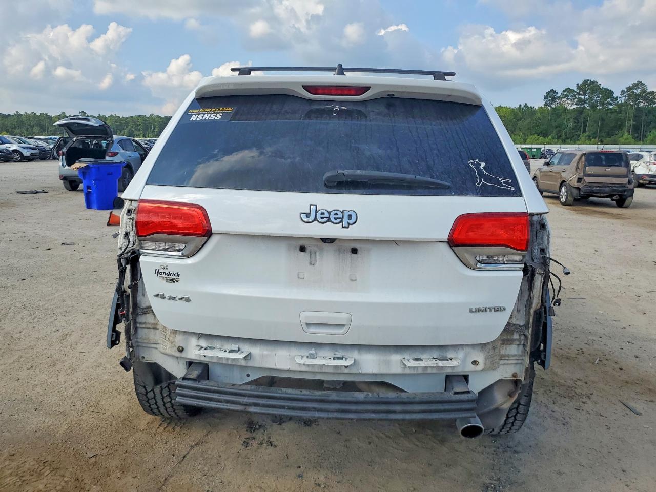 2016 Jeep Grand Cherokee Limited White vin: 1C4RJFBG2GC409157