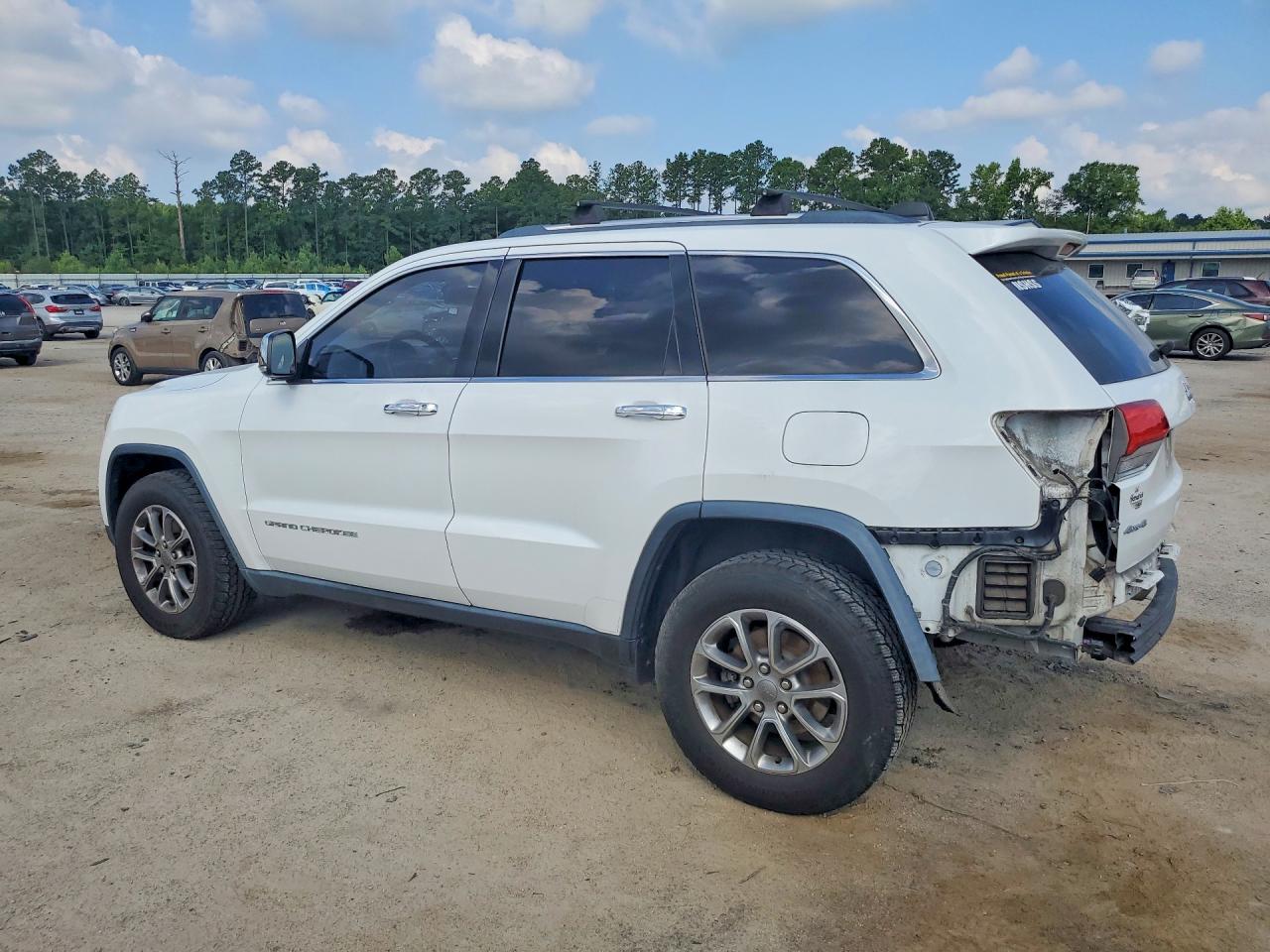 2016 Jeep Grand Cherokee Limited White vin: 1C4RJFBG2GC409157