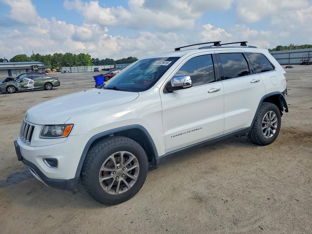 2016 Jeep Grand Cherokee Limited White vin: 1C4RJFBG2GC409157