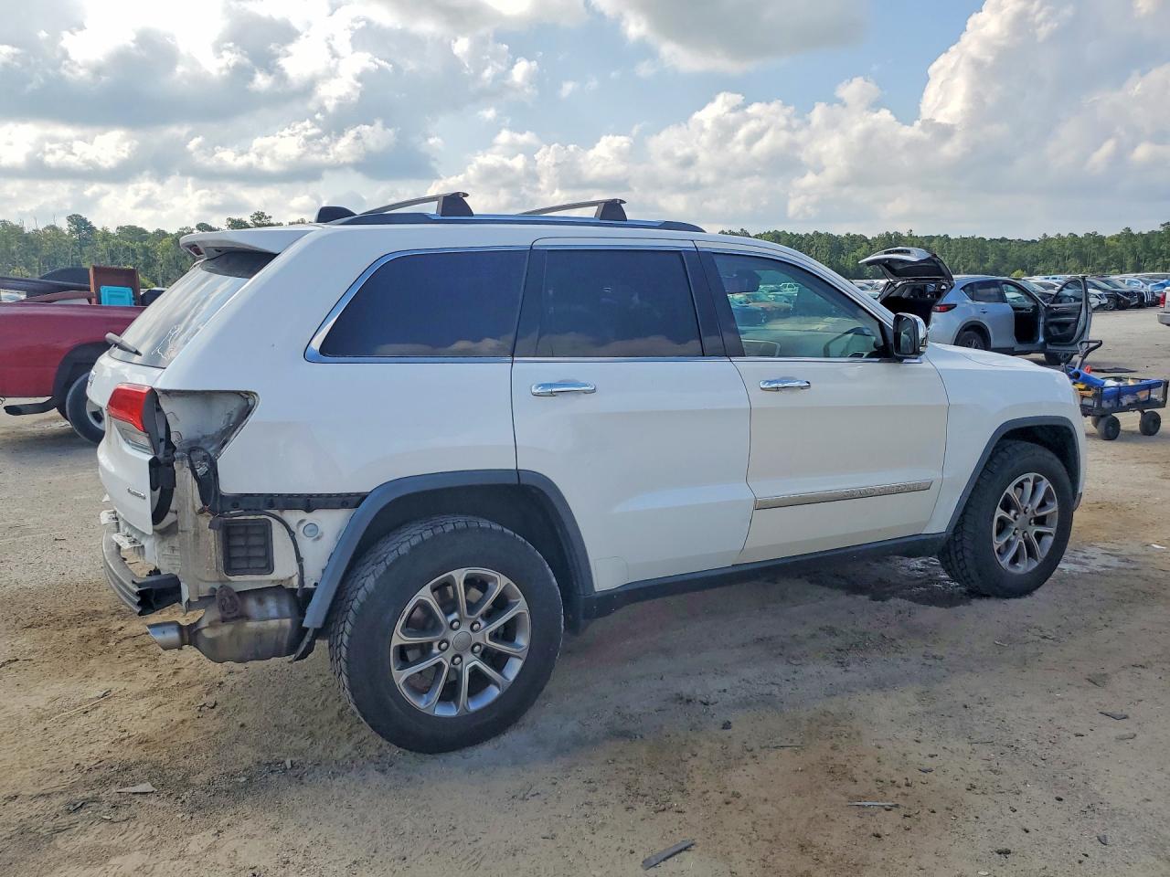 2016 Jeep Grand Cherokee Limited White vin: 1C4RJFBG2GC409157