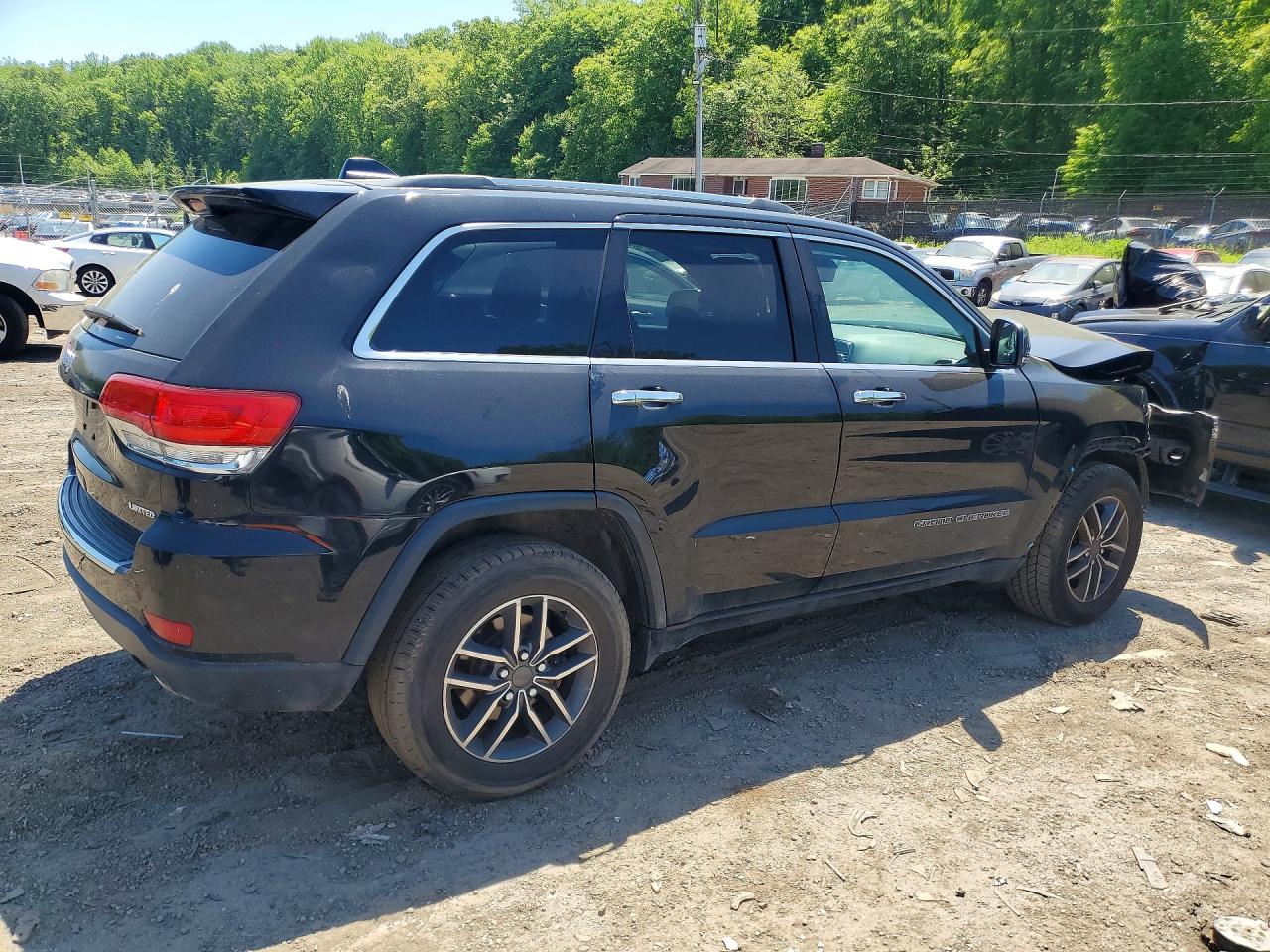 2019 Jeep Grand Cherokee Limited Black vin: 1C4RJFBG2KC552974