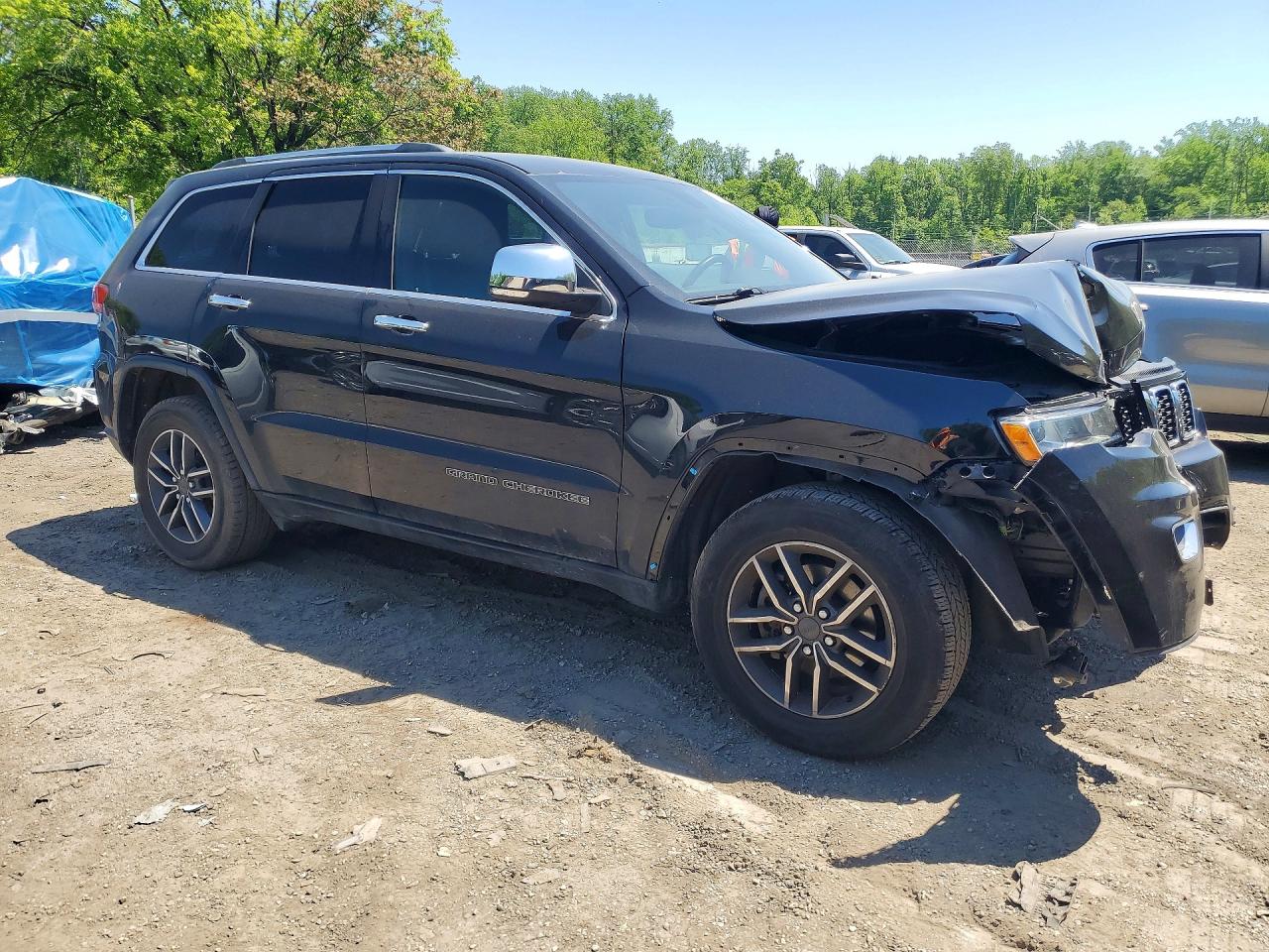 2019 Jeep Grand Cherokee Limited Black vin: 1C4RJFBG2KC552974